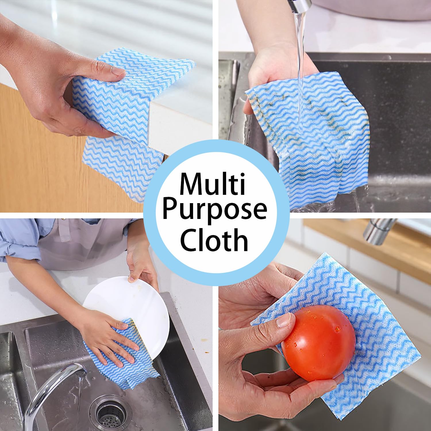 Disposable Cleaning Cloths Multi (50 Count) - ModHome Supplies