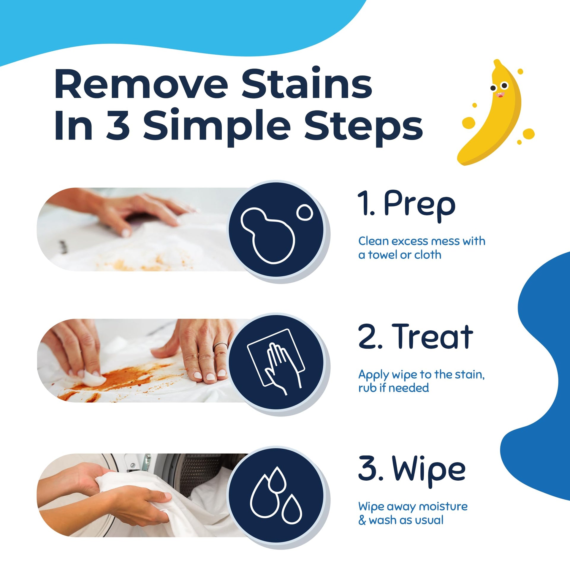 Messy Eater Stain Treater Wipes (10 Count)
