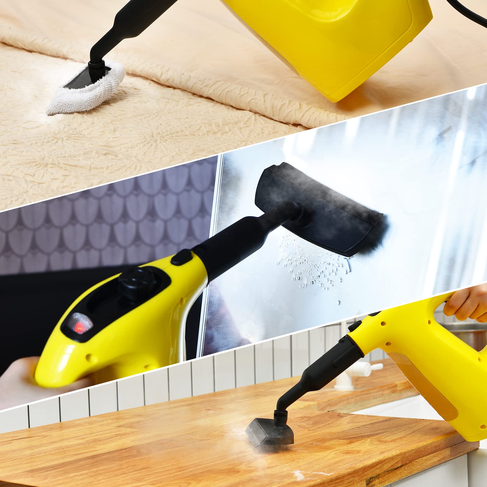 Handheld MultiPurpose Steam Cleaner with 17 Pieces