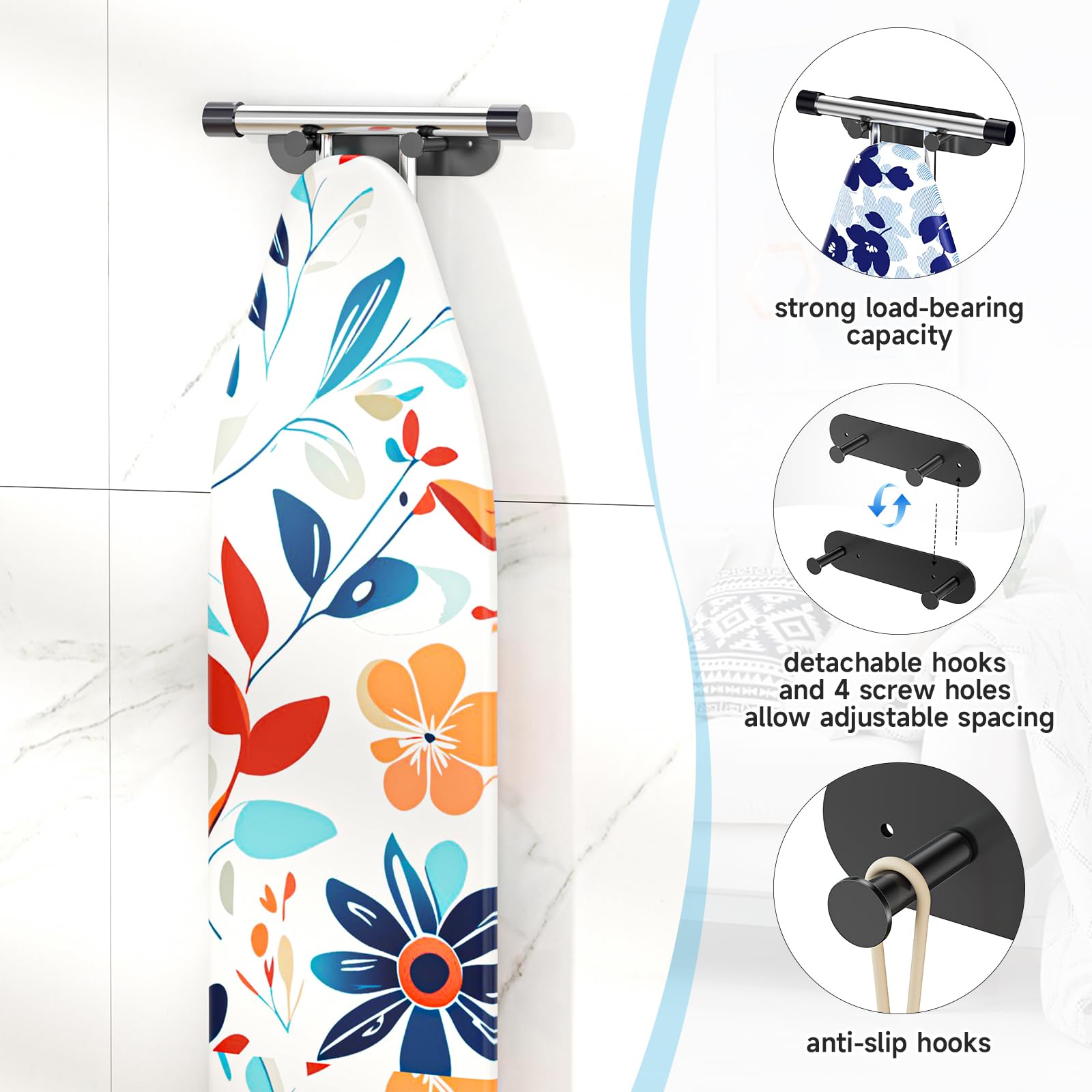 Ironing Board Hanger Wall Mount