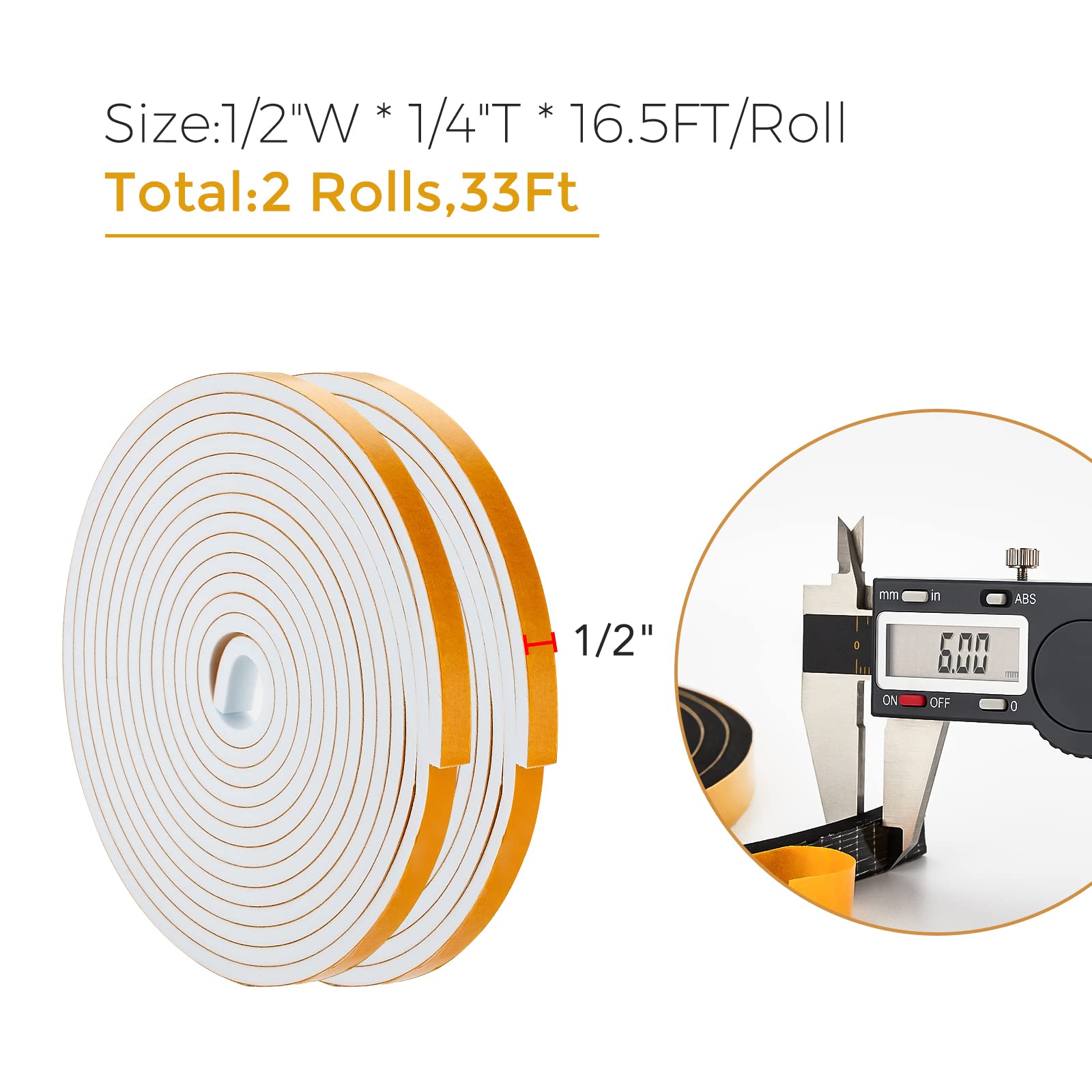 Weather Stripping Door Seal (33 Foot)