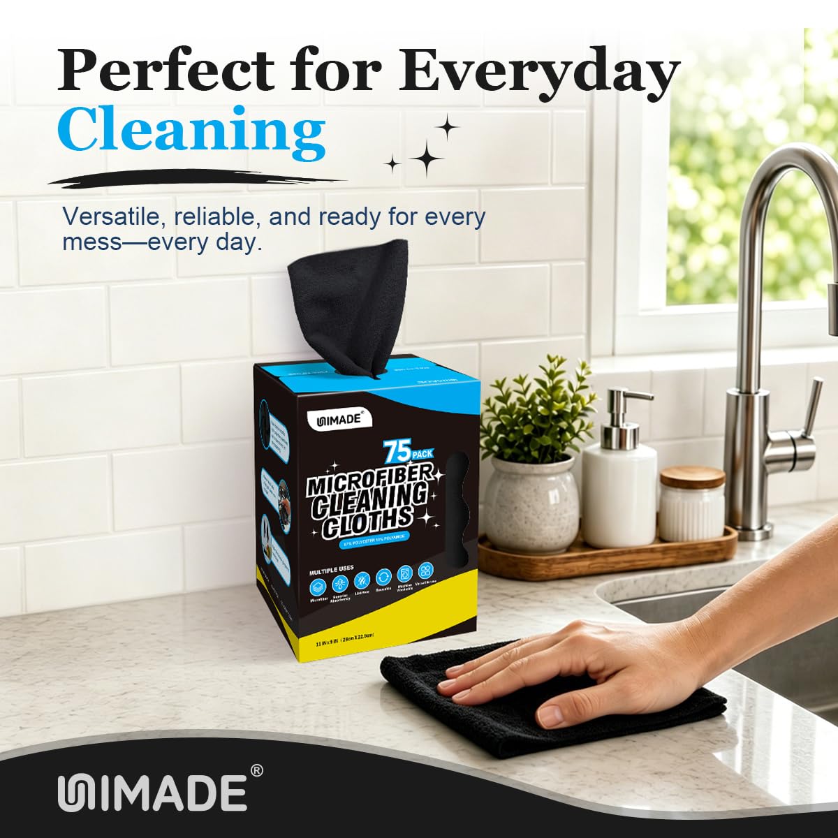 Microfiber Cleaning Cloth (75 Count)