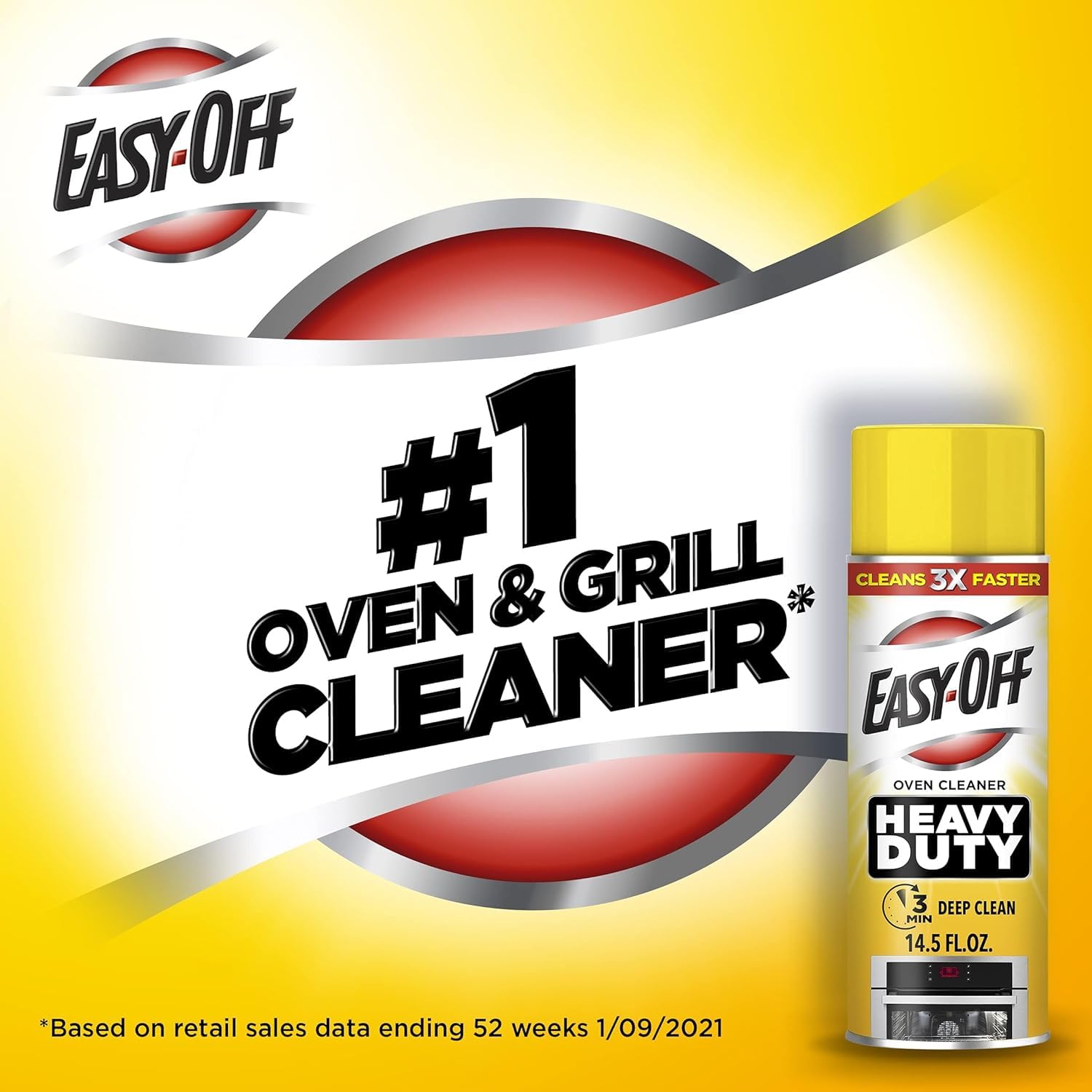 Easy Off Heavy Duty PRO size Oven Cleaner Foam (144 Ounce)