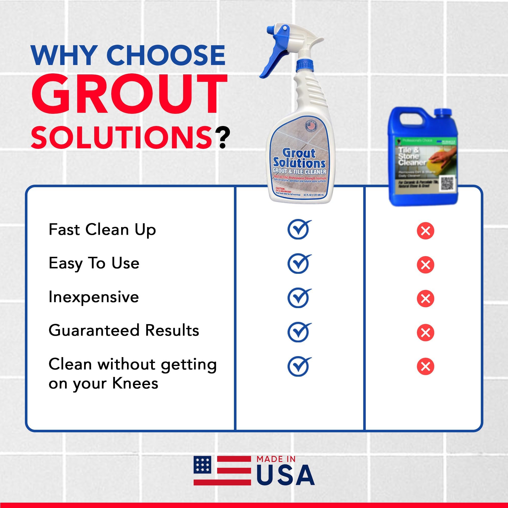Professional Grade Grout Cleaner for Tile (32 Fl Oz)