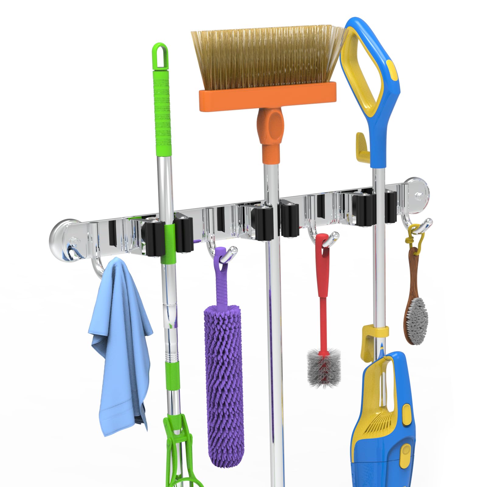 Magnetic Broom Holder Wall Mount 1 Pack