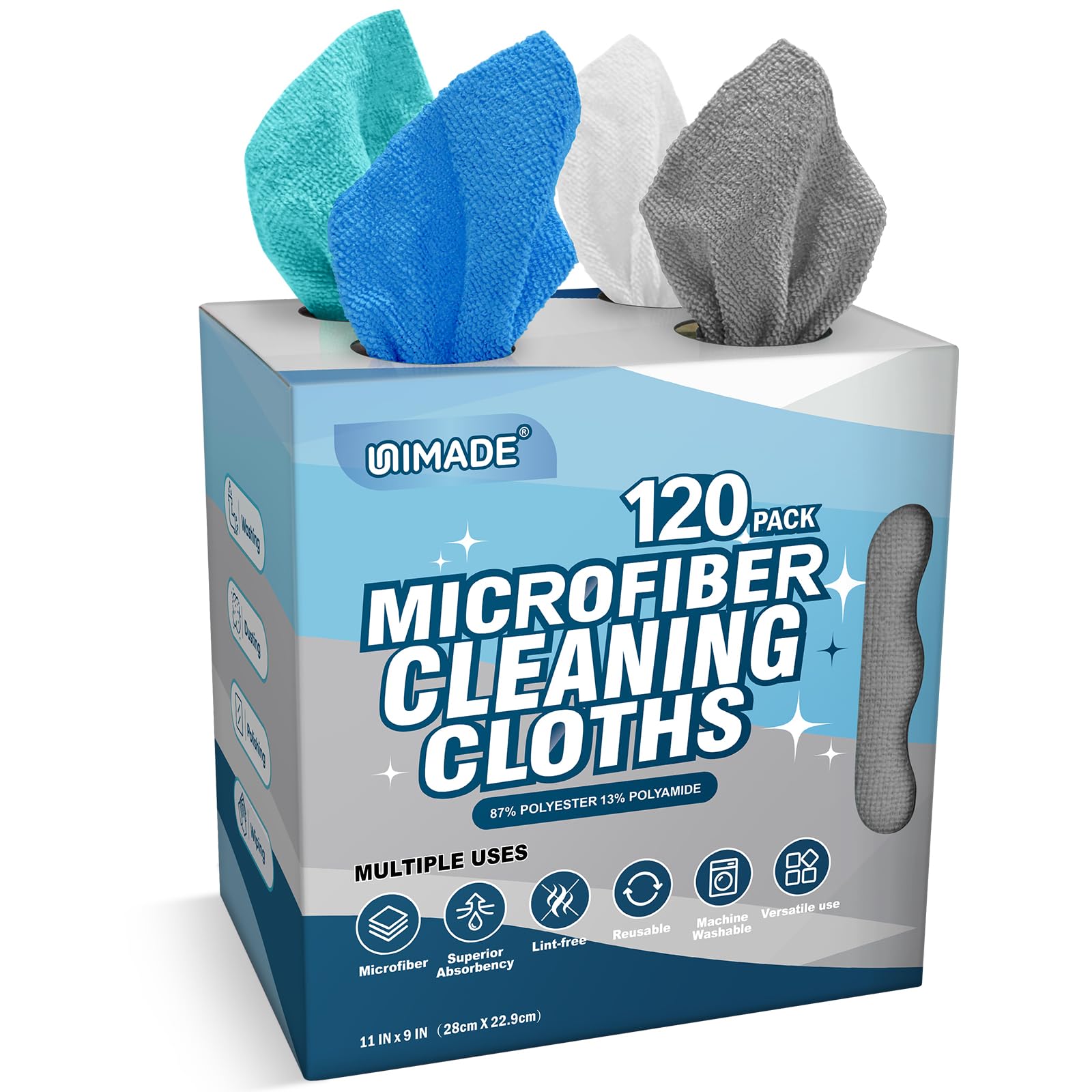Microfiber Cleaning Cloth (120 Count)
