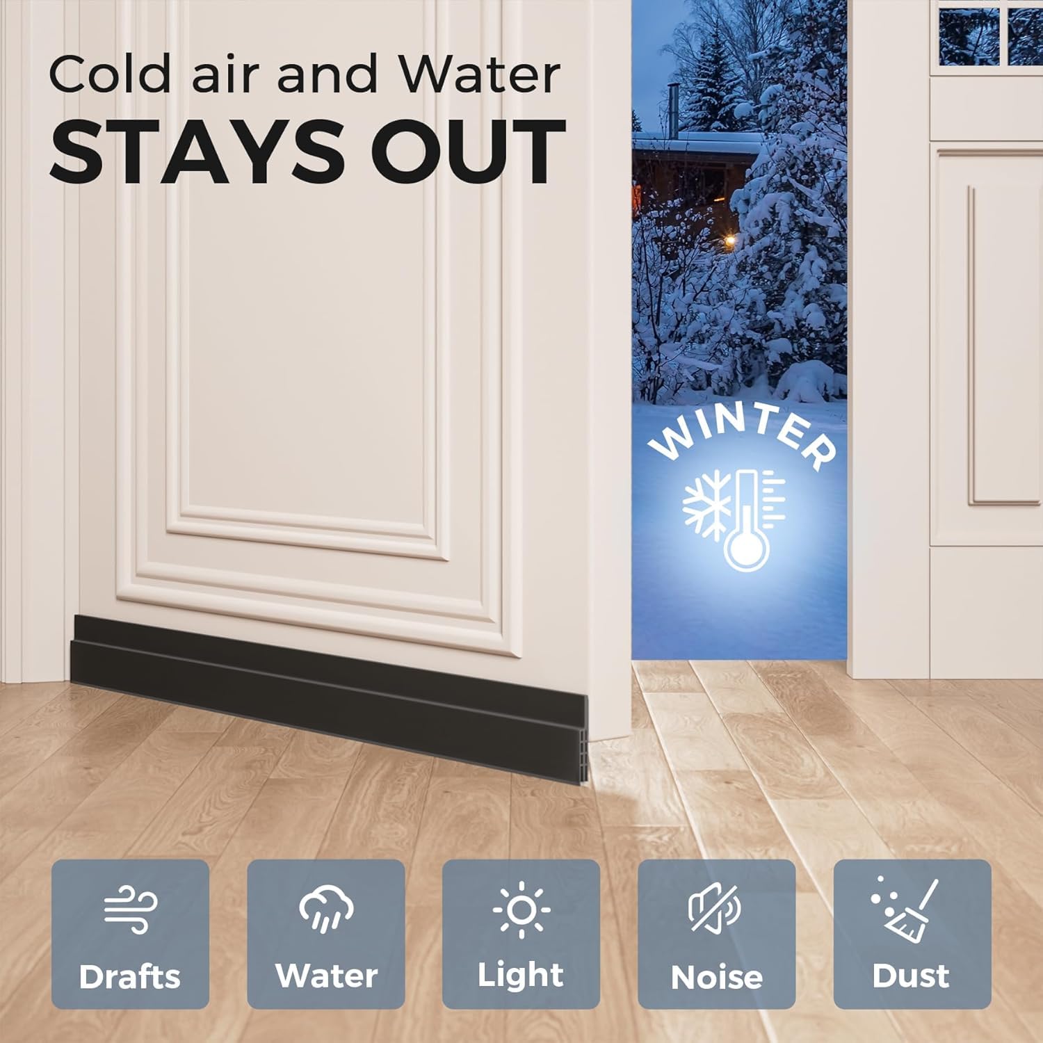 6 Pack Door Draft Stopper (6 Count)