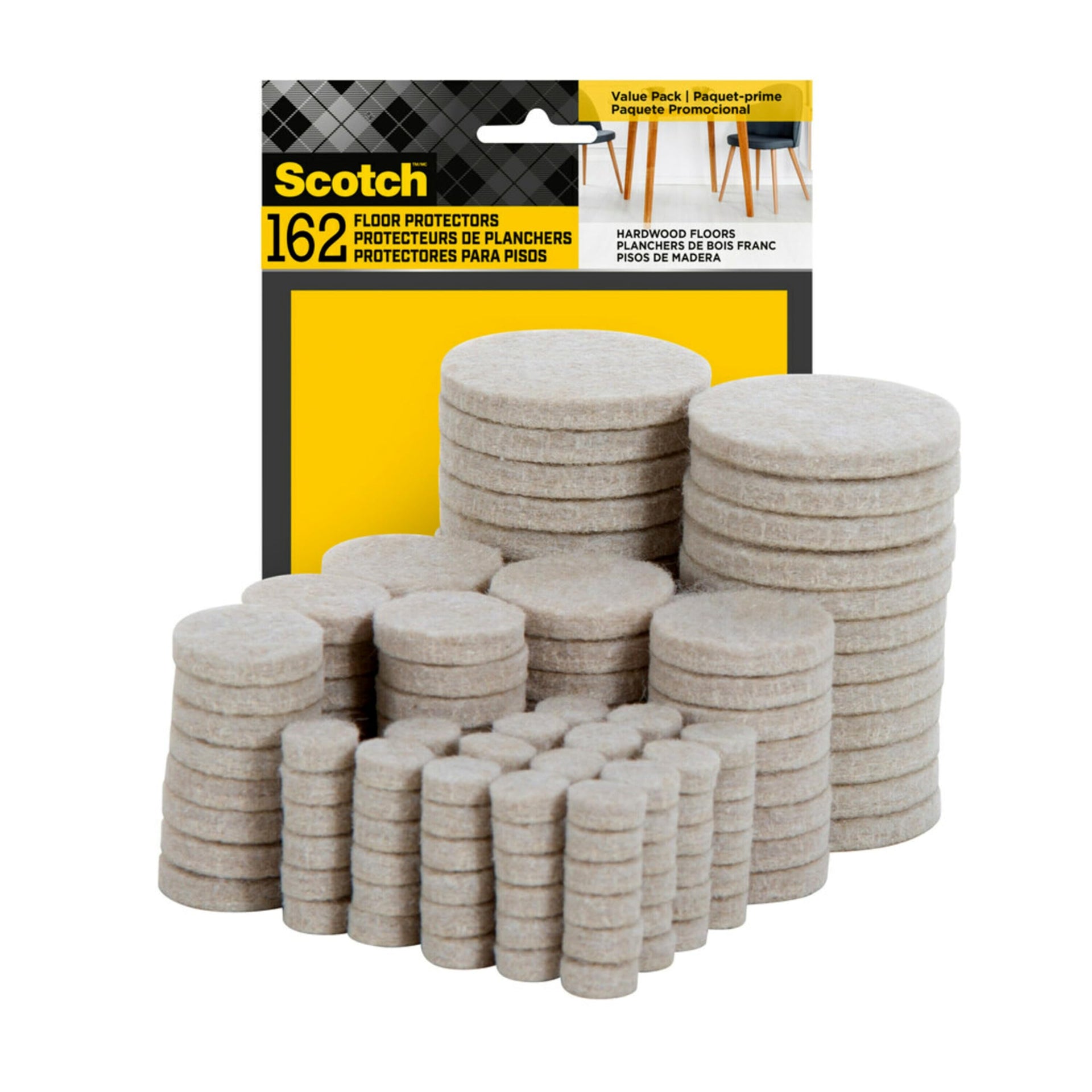 Felt Pads Round (486 Count)