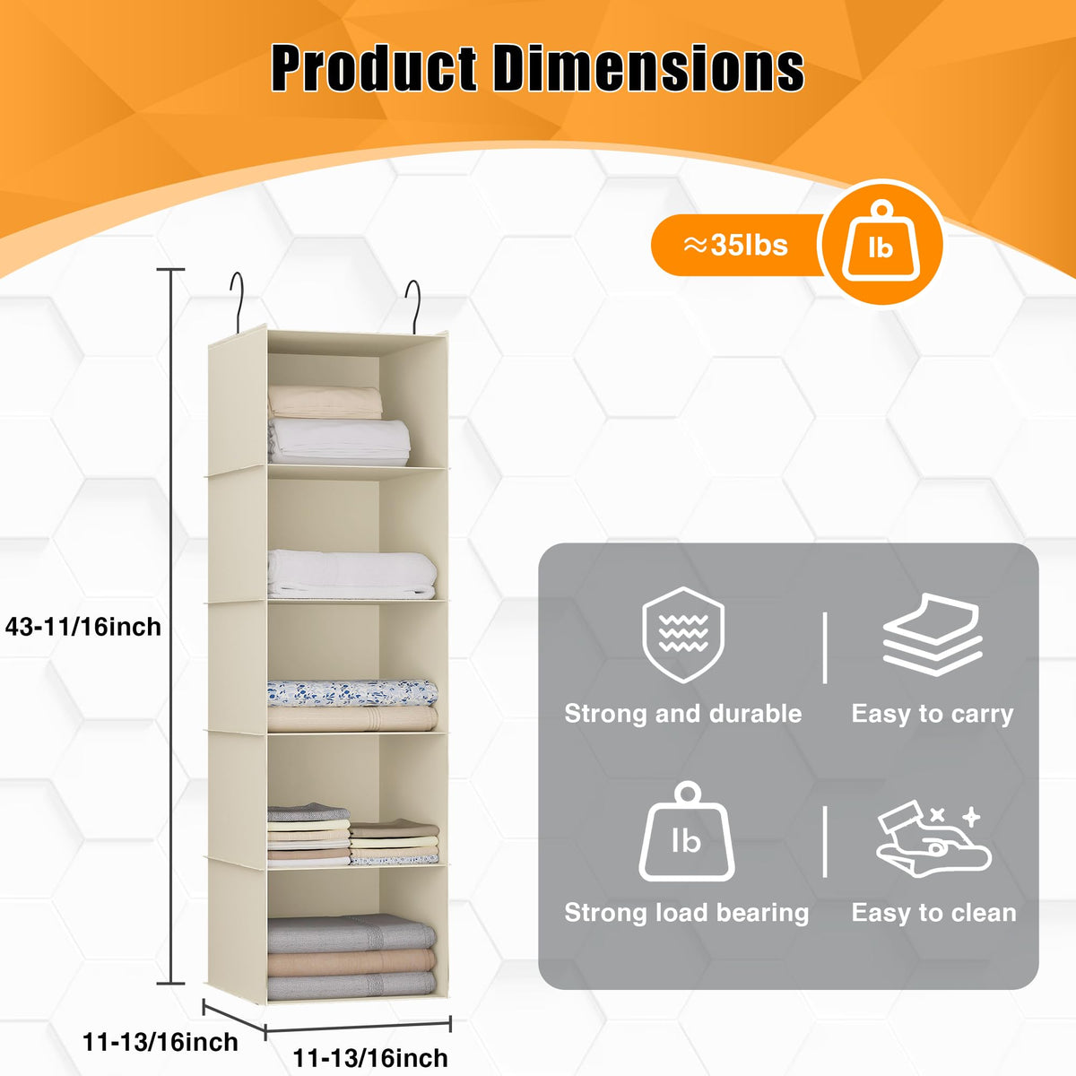 Hanging Closet Organizer 5