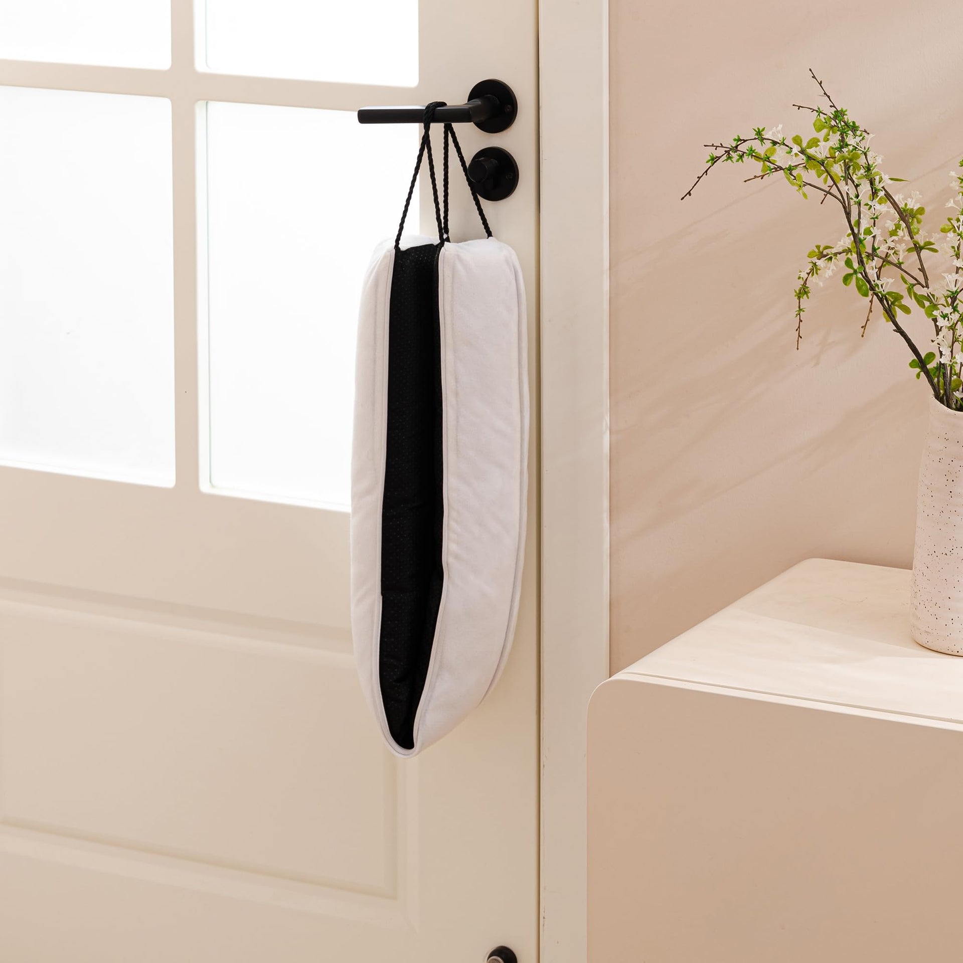 Door Draft Stopper with Removable Washable Cover
