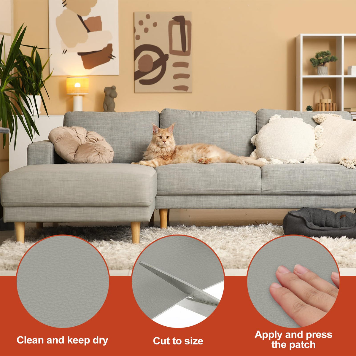 Leather Patches Tape for Furniture