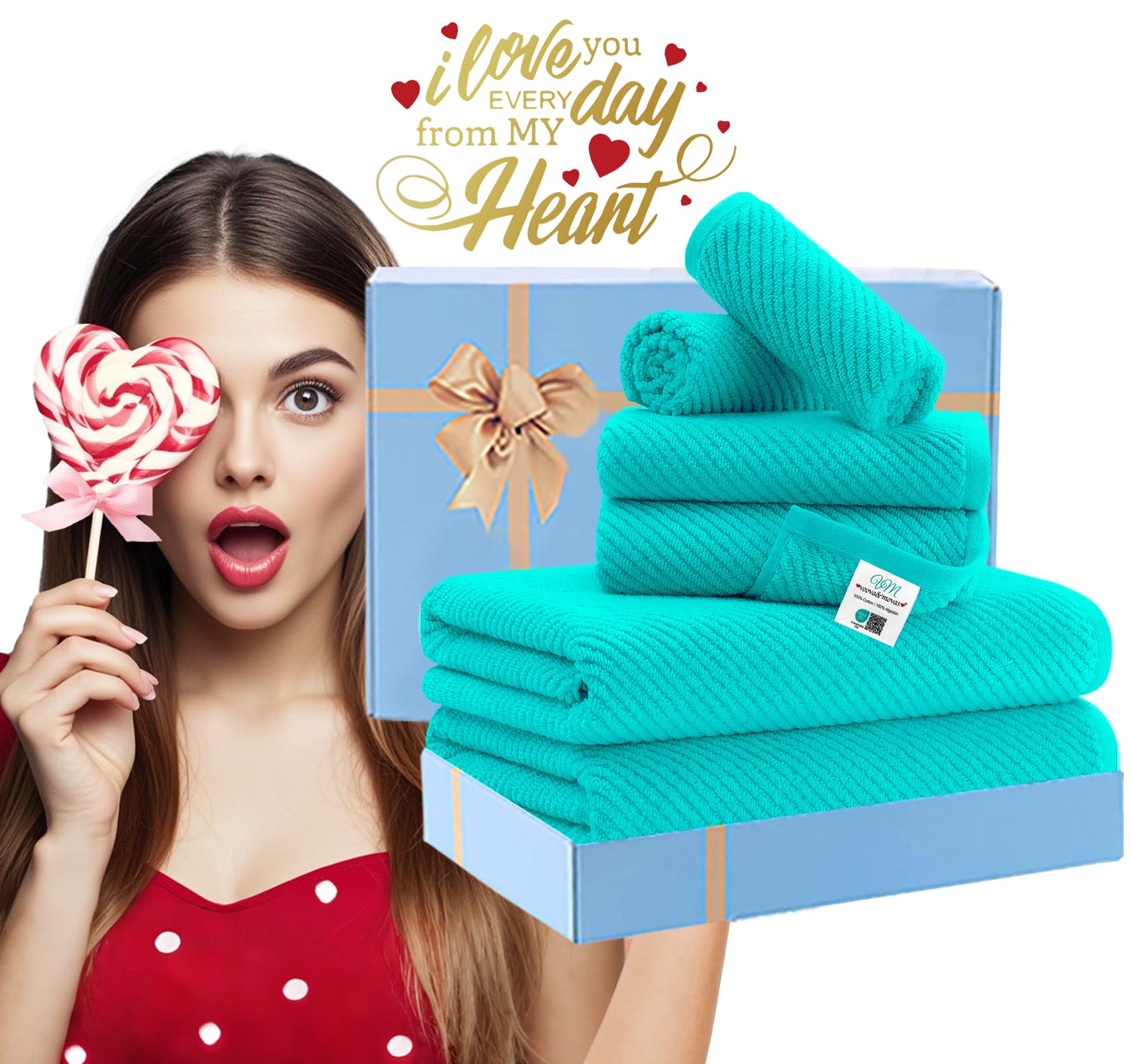 6PC Towel Set (6 Count)