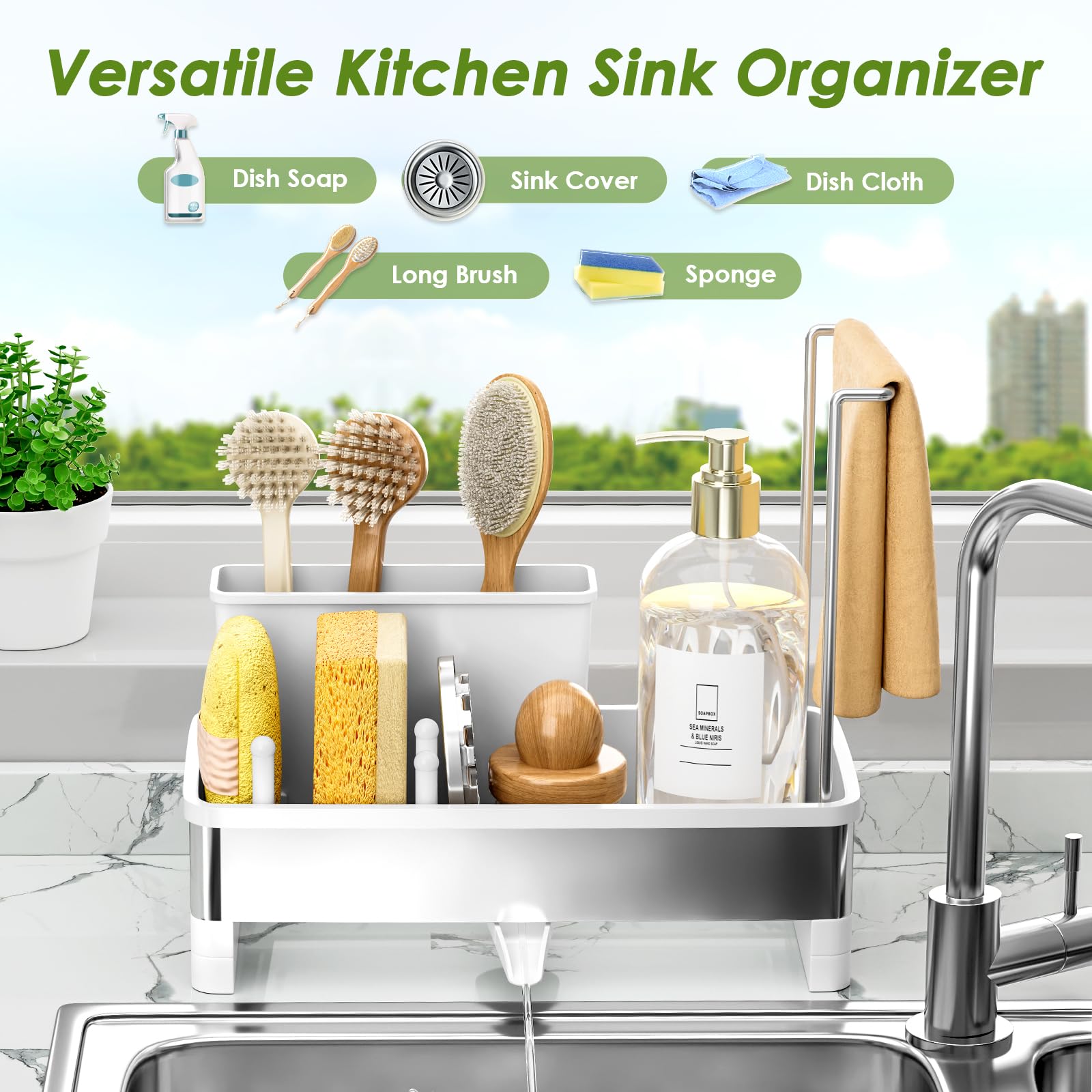 Stainless Steel Sink Caddy