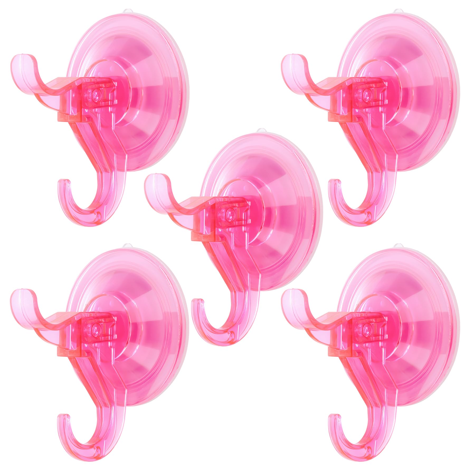 Suction Cup Hooks for Shower (5 Count)