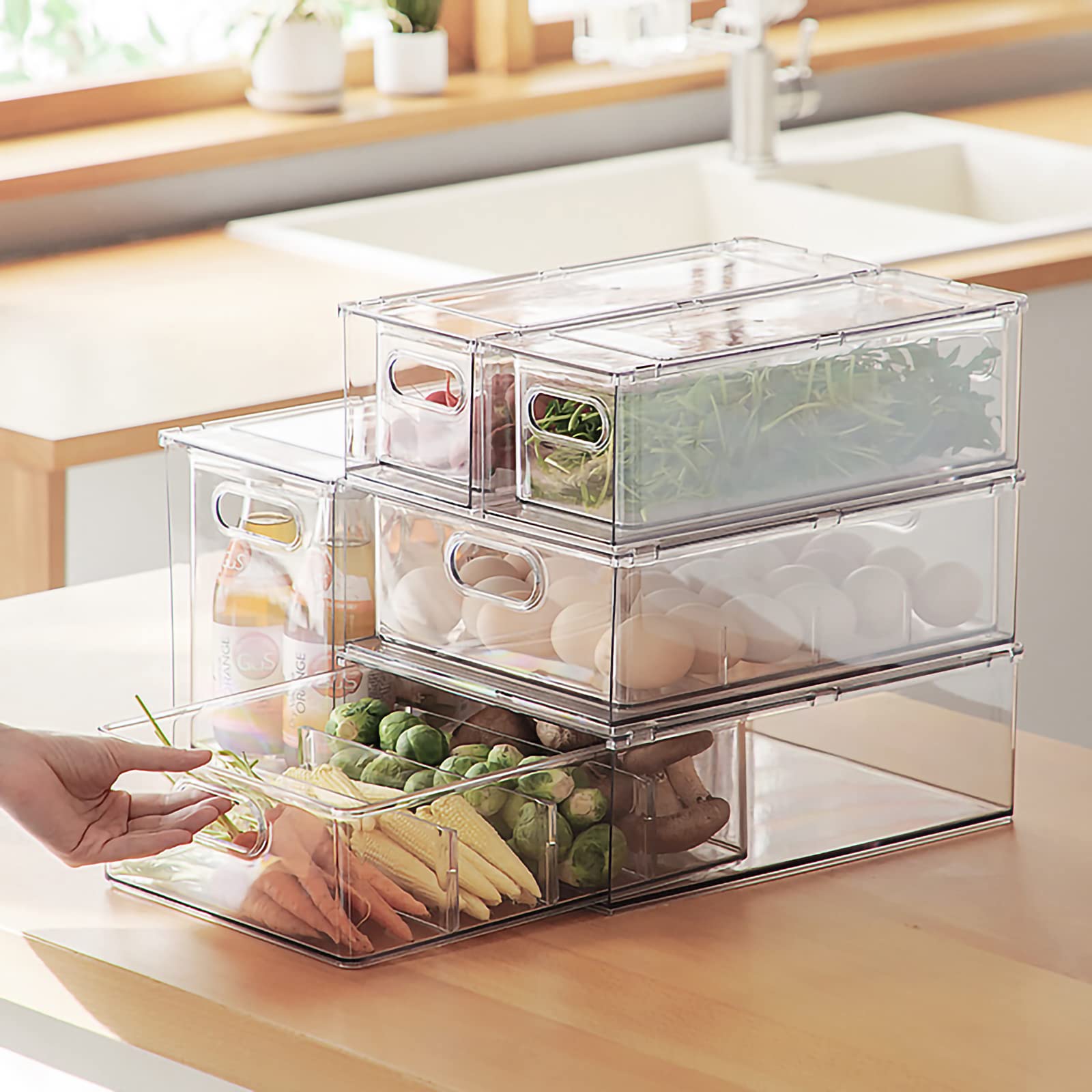 Stackable Fridge Drawer Pull (3 Count)