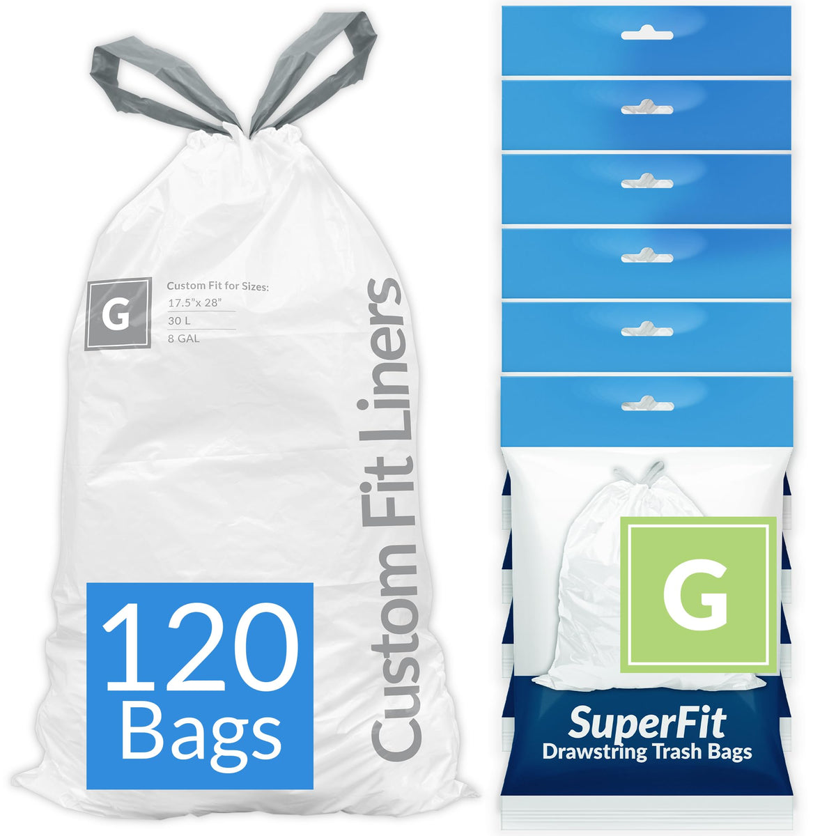 Code G Garbage Bags (120 Count)