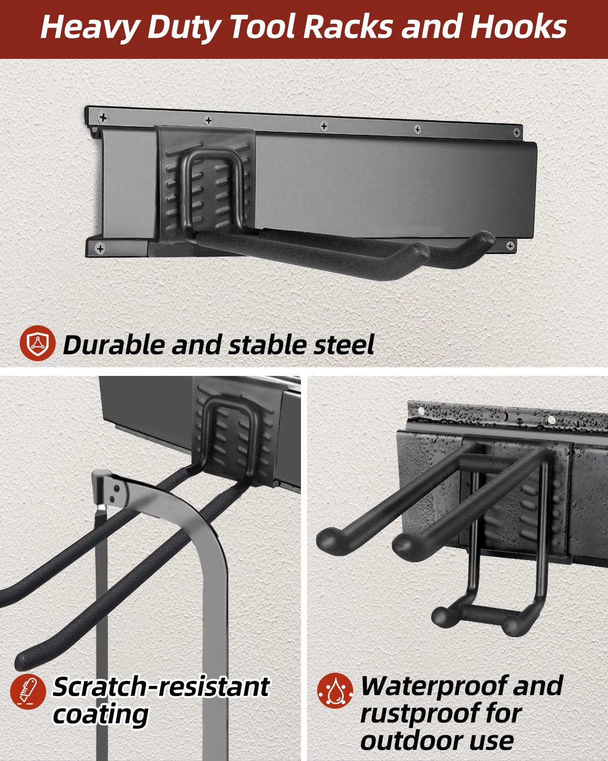 Garage Tool Organizer Wall Mount (10 Count)