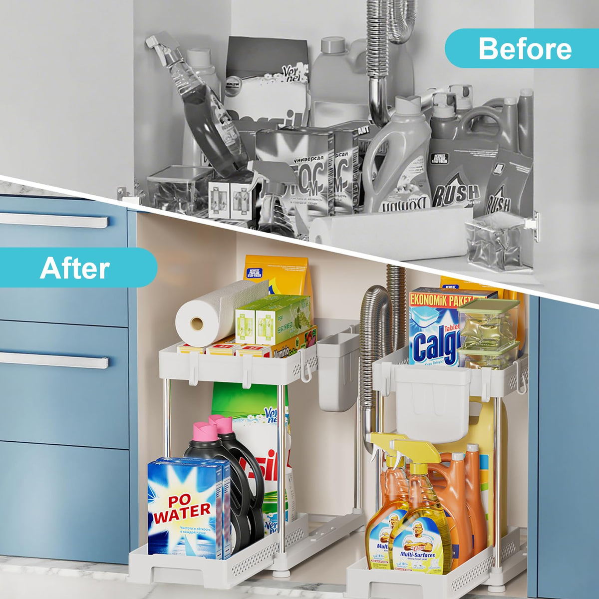 Under Kitchen Sink Organizer (2 Count)