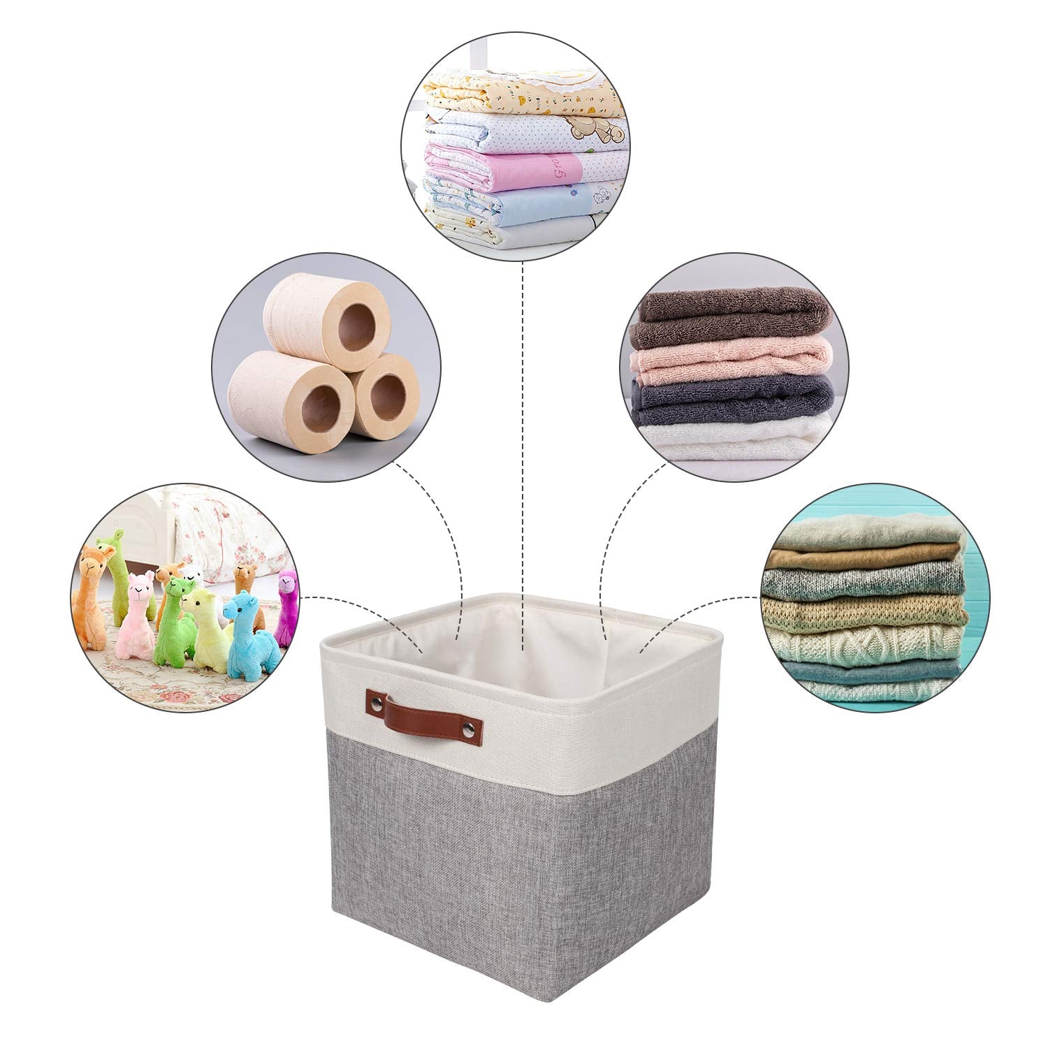 Cube Storage Bins (4 Count)