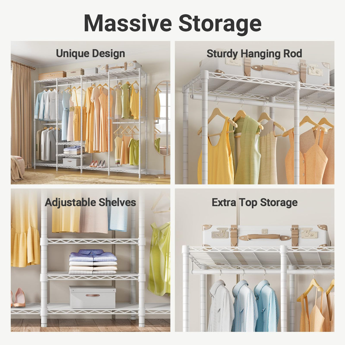 V40 Heavy Duty Clothes Rack
