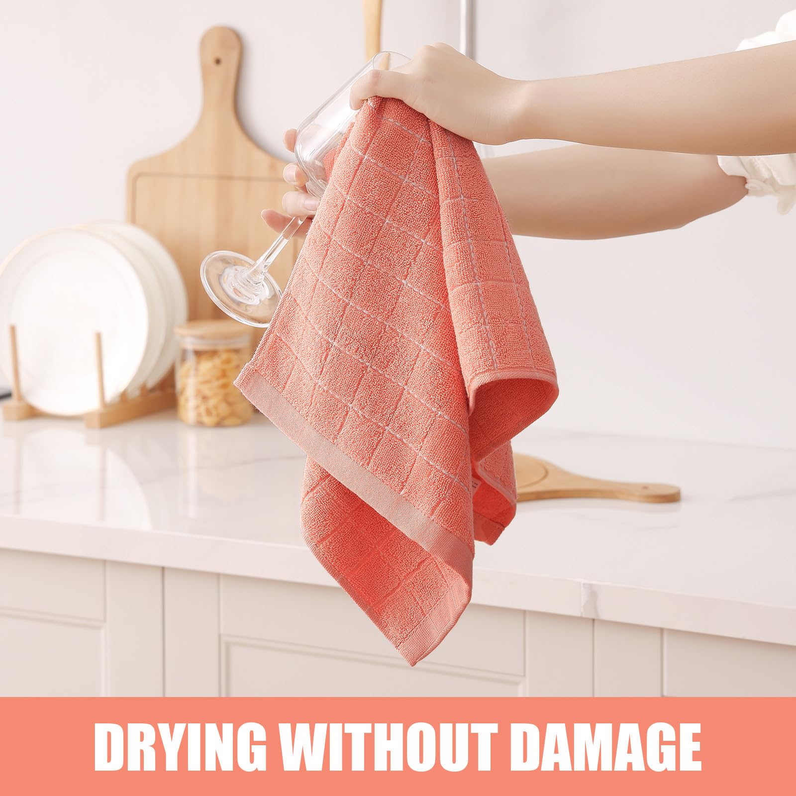 100% Cotton Terry Kitchen Towels (12 Count)