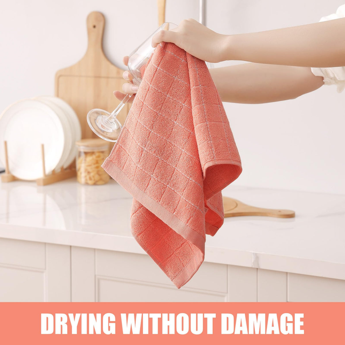 100% Cotton Terry Kitchen Towels (4 Count)