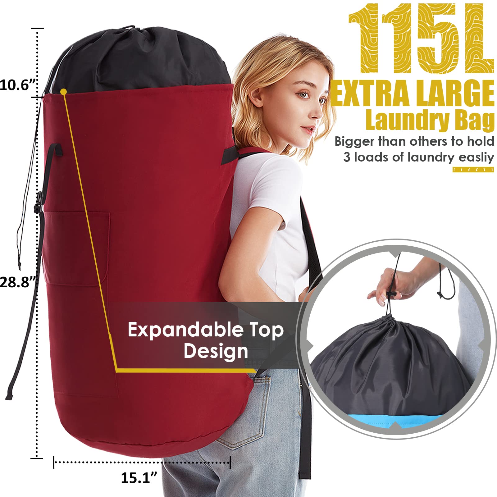 Backpack Laundry Bag