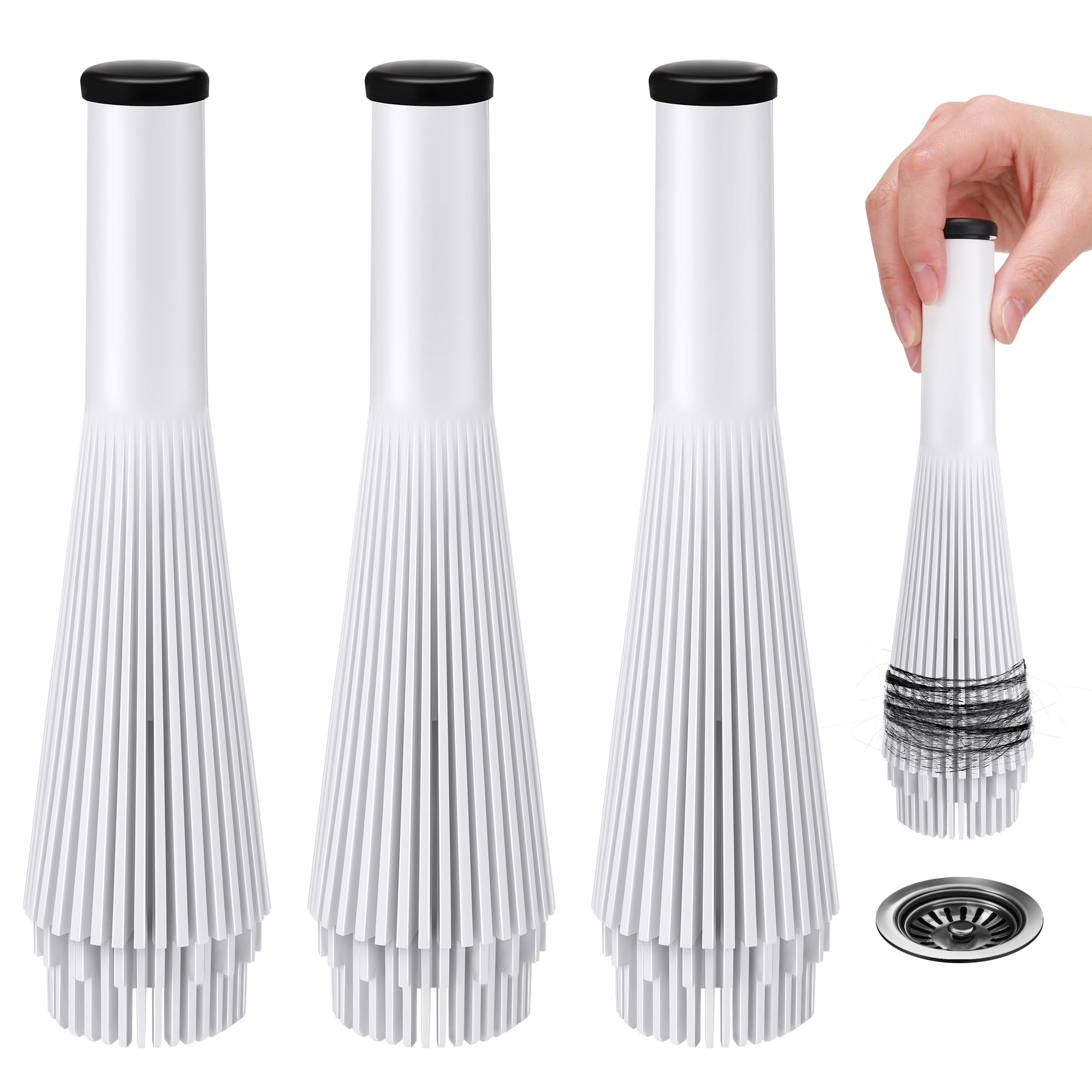 3 Pack Lint Trap for Washer and Utility Sink Drains (3 Count)