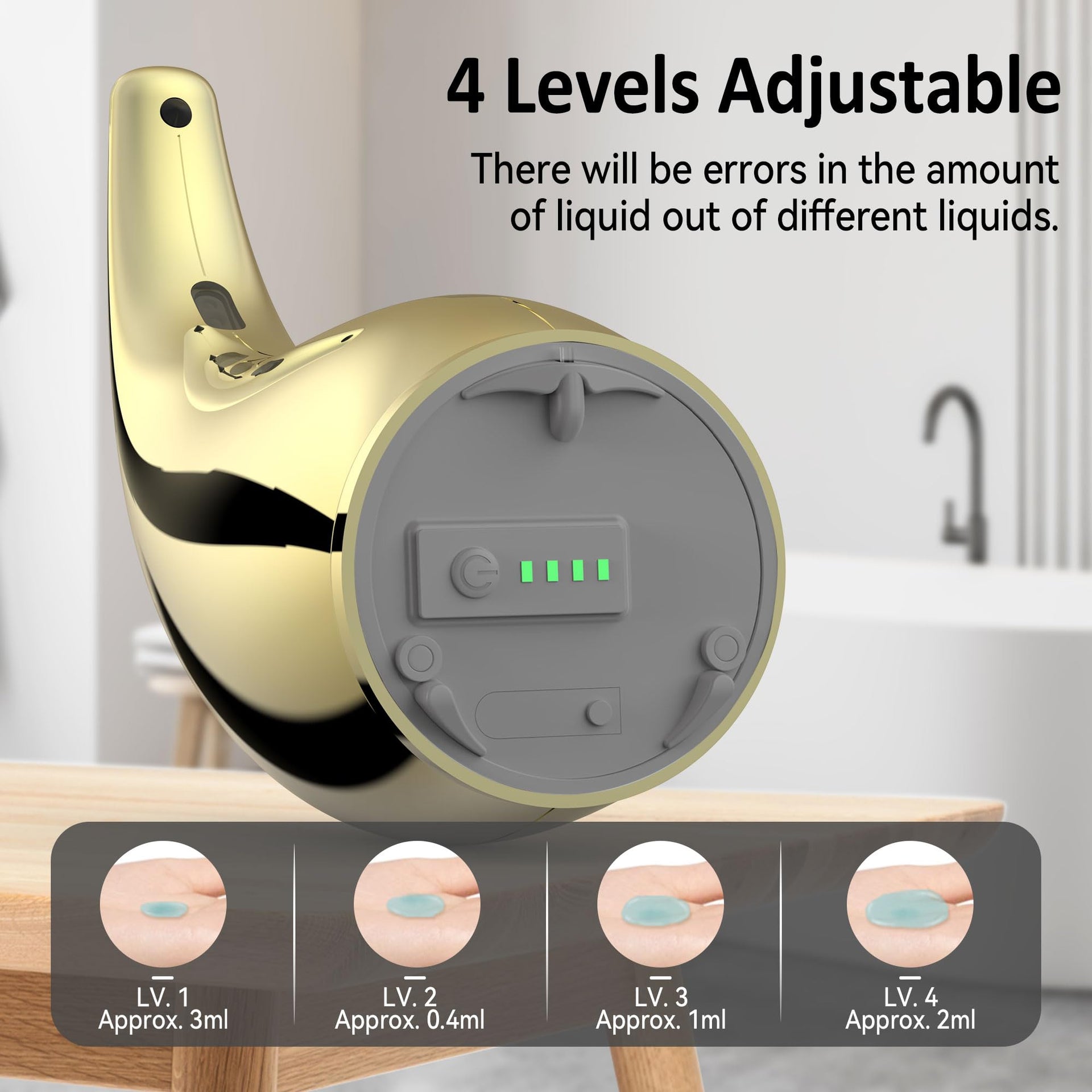 Automatic Soap Dispenser Touchless Rechargeable 10 oz 2 Pack