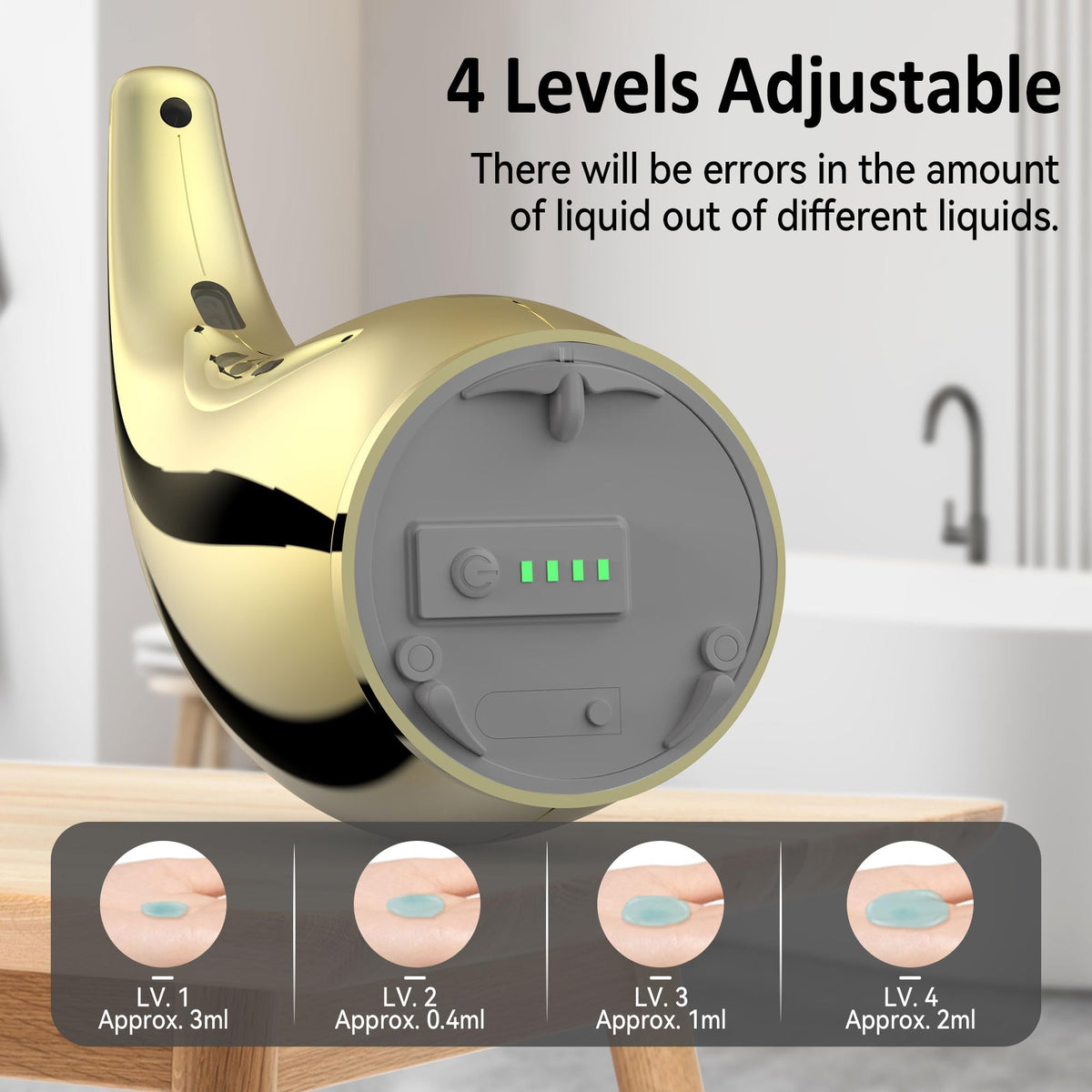 Automatic Soap Dispenser Touchless Rechargeable 10 oz 2 Pack