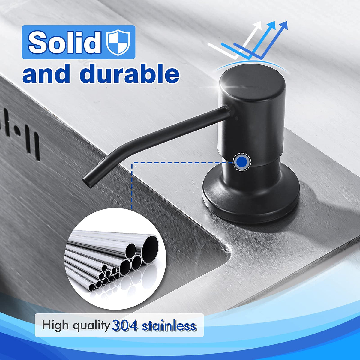 Built in Soap Dispenser for Kitchen Sink WEWE