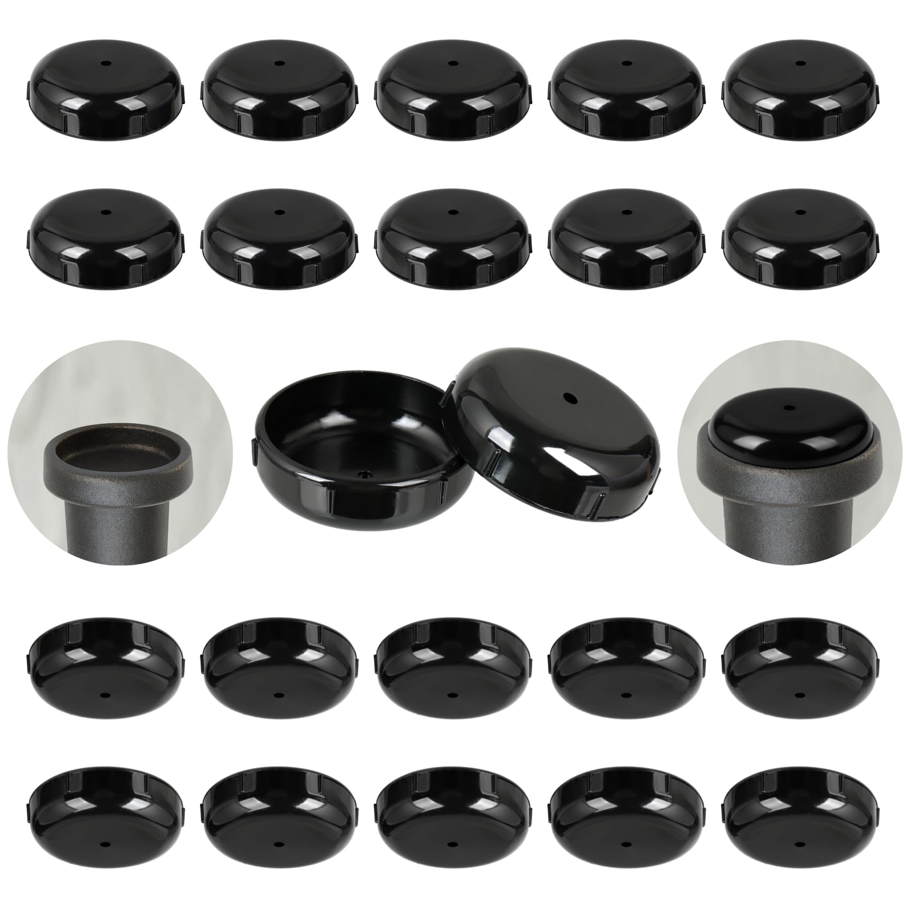 Wrought Iron Patio Furniture Feet Caps (24 Count)