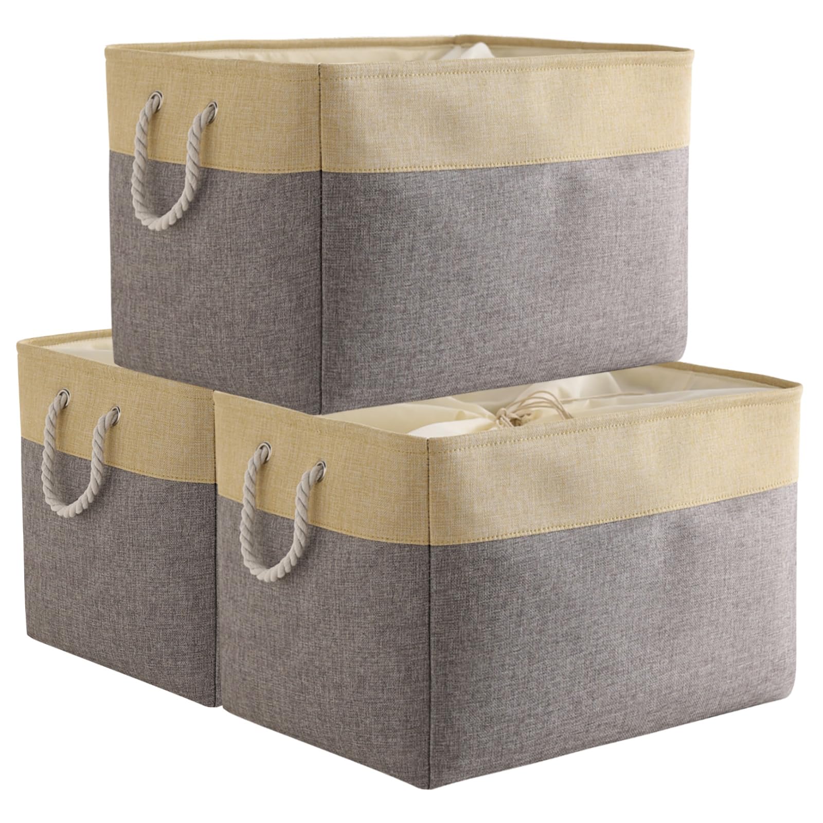 Storage Bins Baskets for Organizing (3 Count)