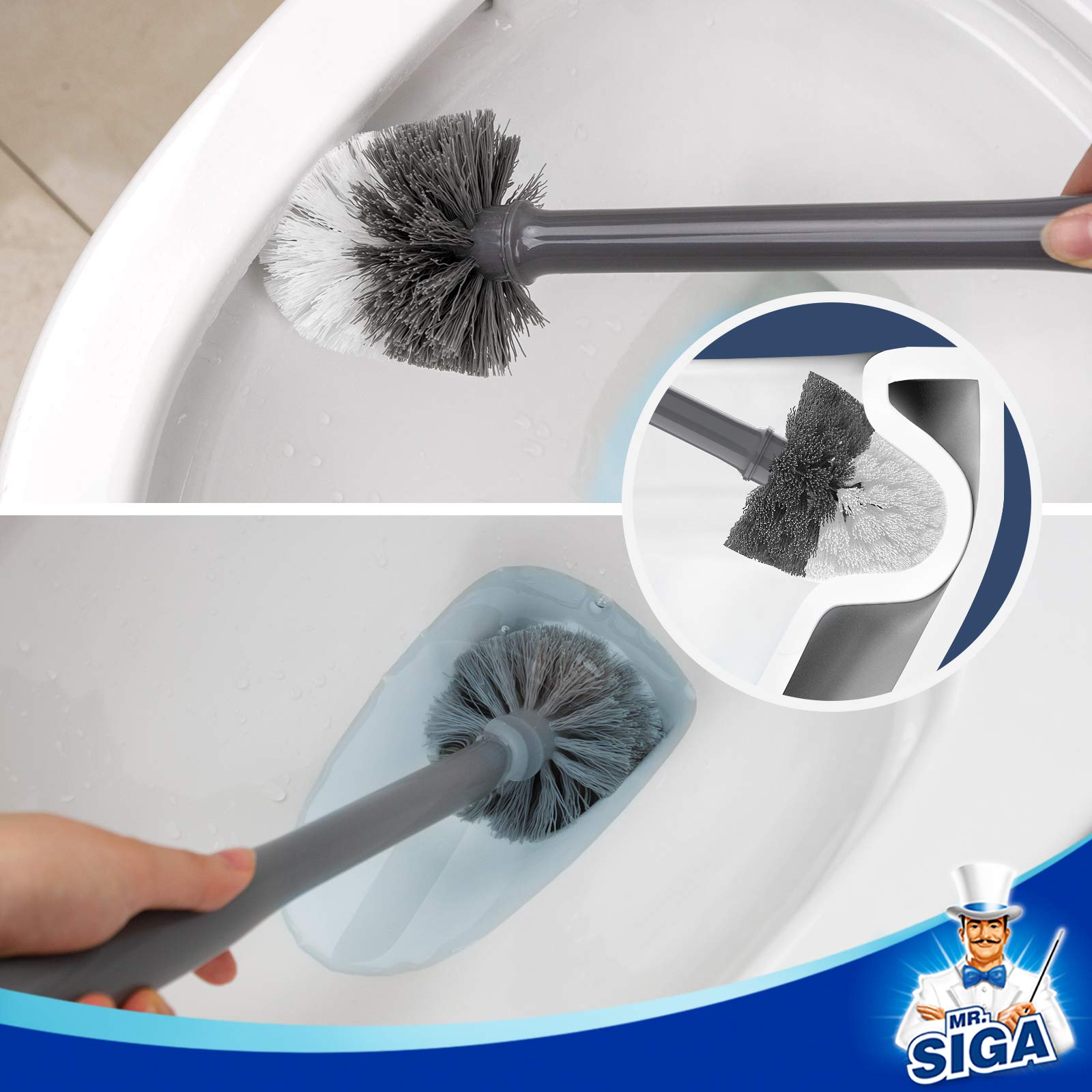 Toilet Bowl Brush and Holder