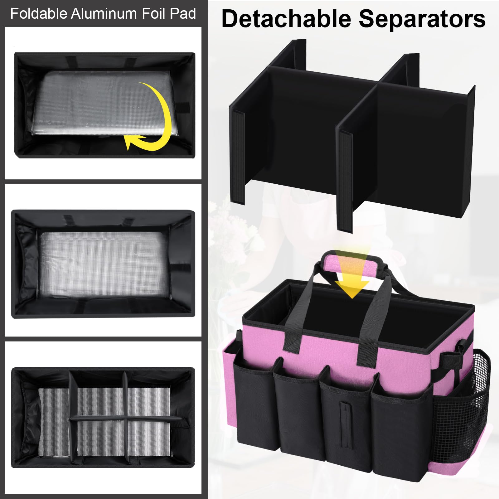 Wearable Large Cleaning Caddy Bag for Housekeepers