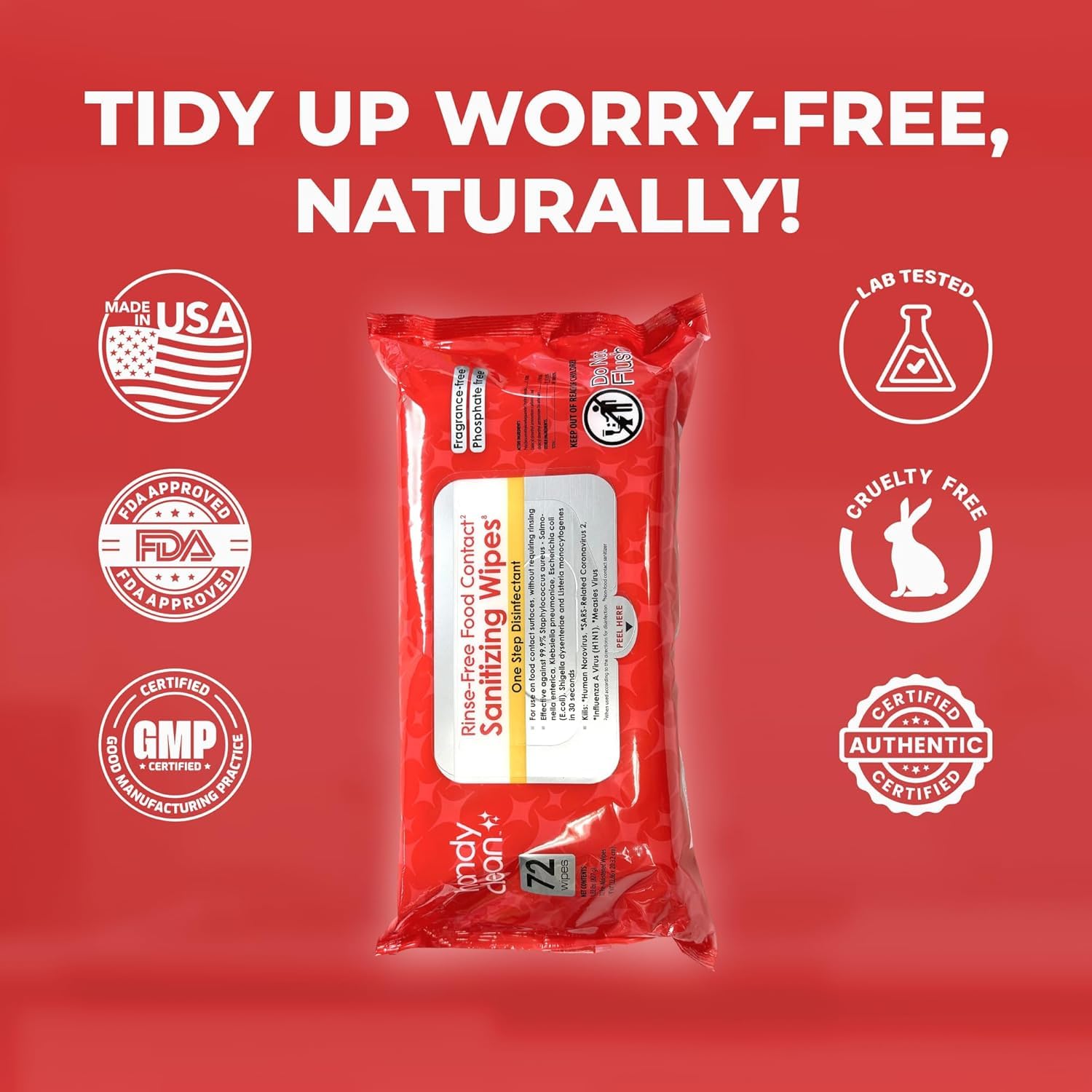 HandyClean Rinse (864 Count)