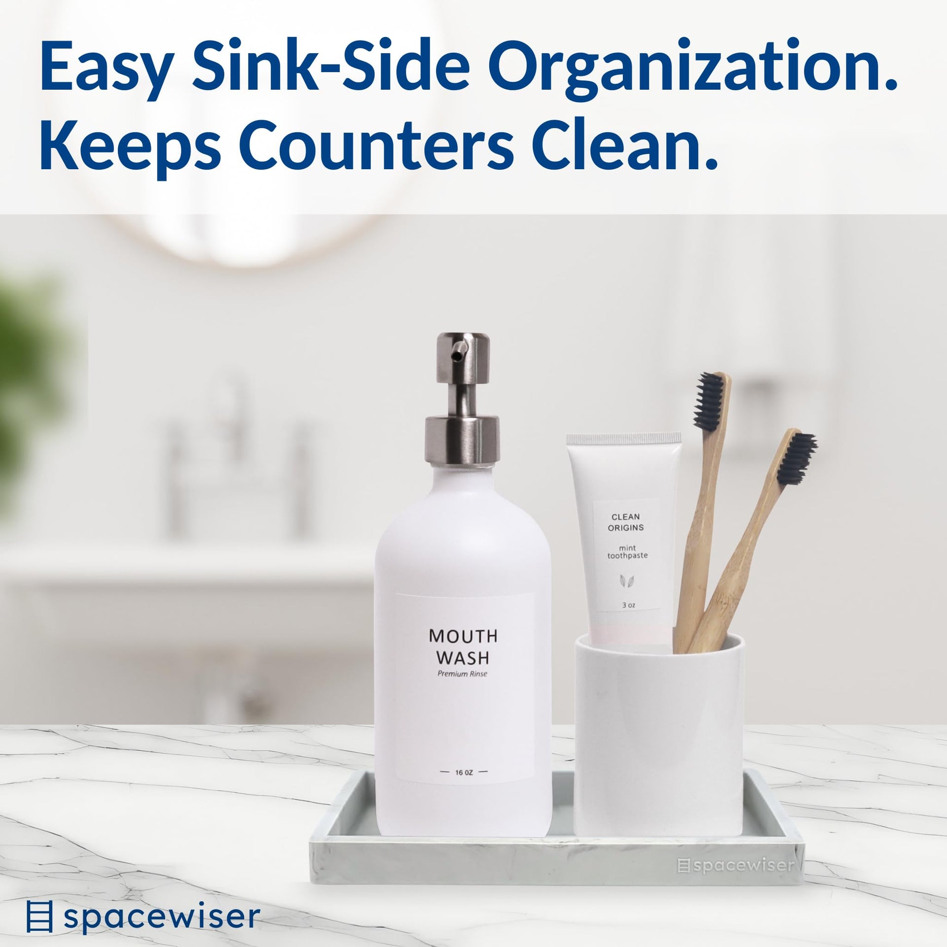 Countertop & Vanity Silicone Tray
