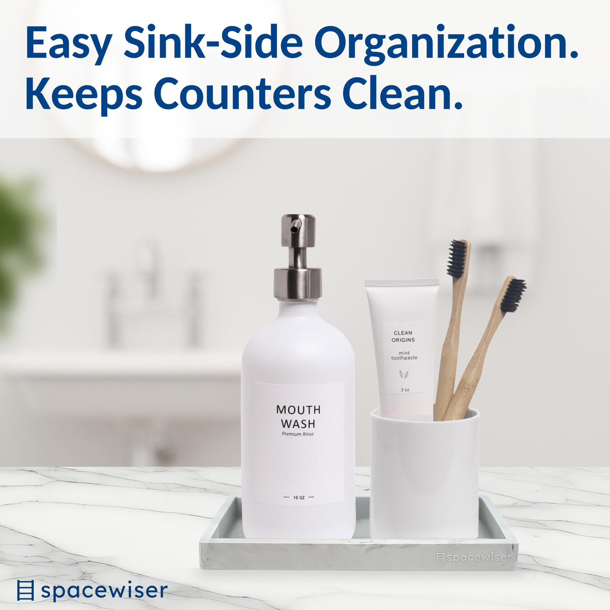 Countertop & Vanity Silicone Tray