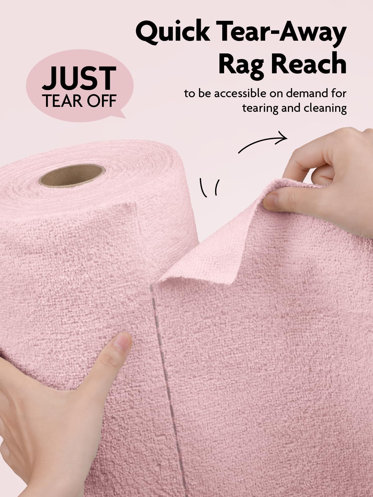 Microfiber Cleaning Cloth Roll (30 Count)