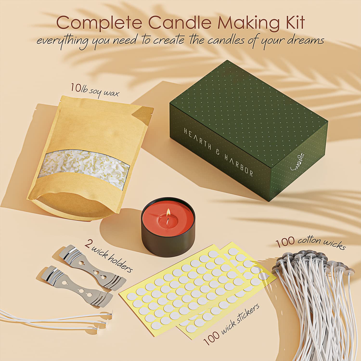 Organic Soy Candle Wax for Candle Making