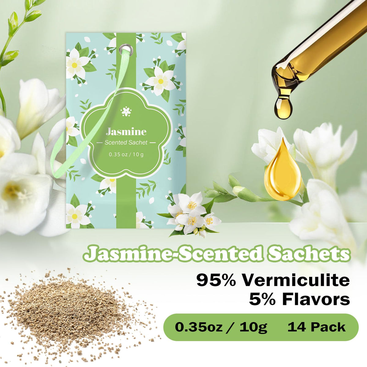 Scented Sachets for Drawer and Closet (14 Count)
