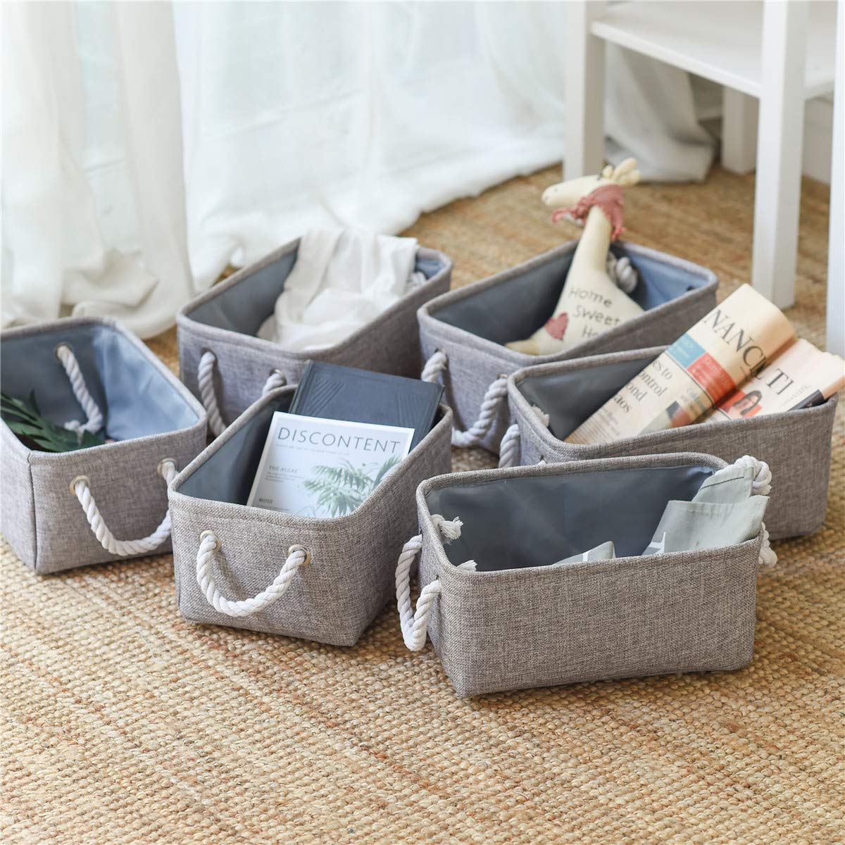 Basket for Organizing Cube Stgorage Bin (6 Count)