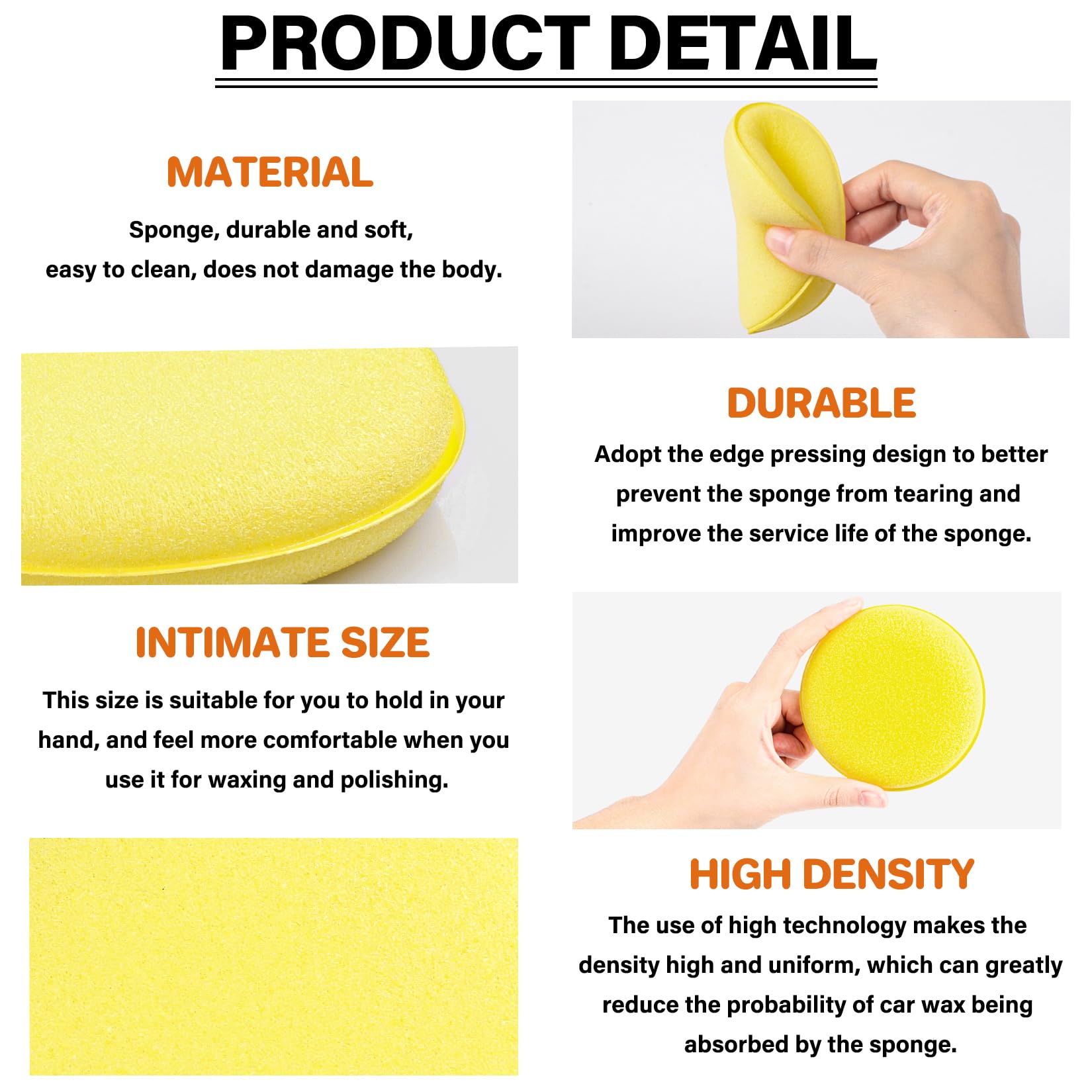 24PCS Car Wax Applicator Pad (24 Count)