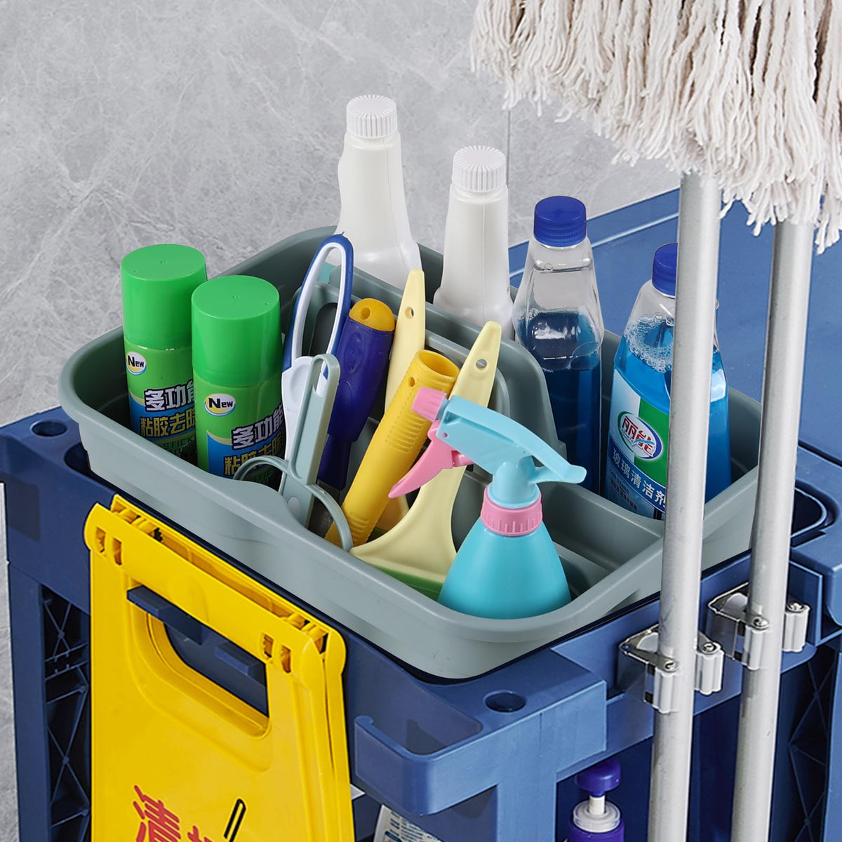 Plastic Cleaning Caddy Set (4 Count)