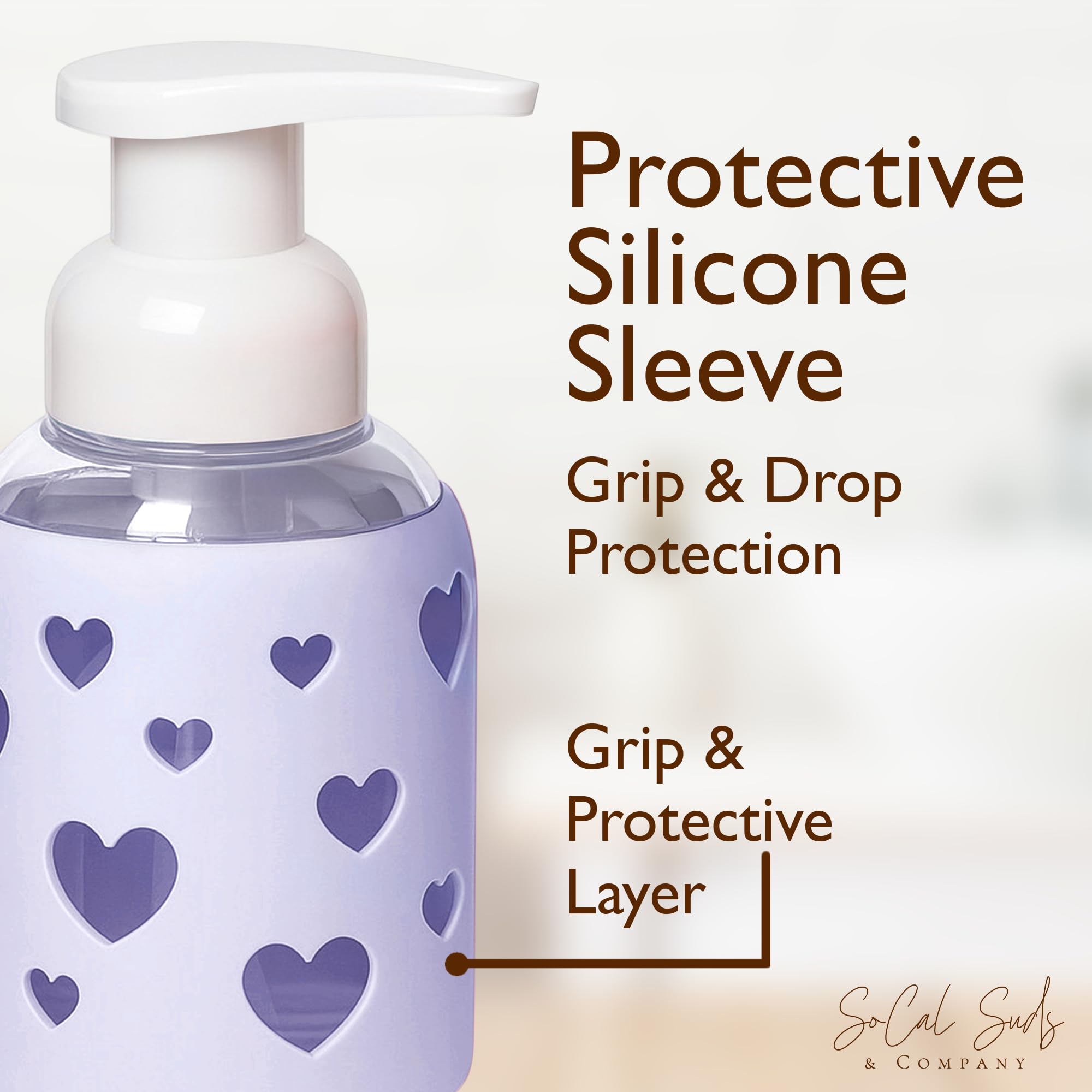 Foaming Hand Soap Dispenser Glass