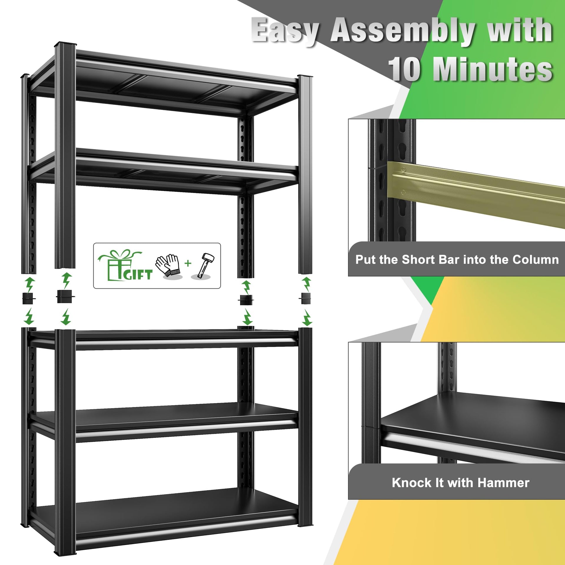 Storage Shelves Garage Shelving Heavy Duty