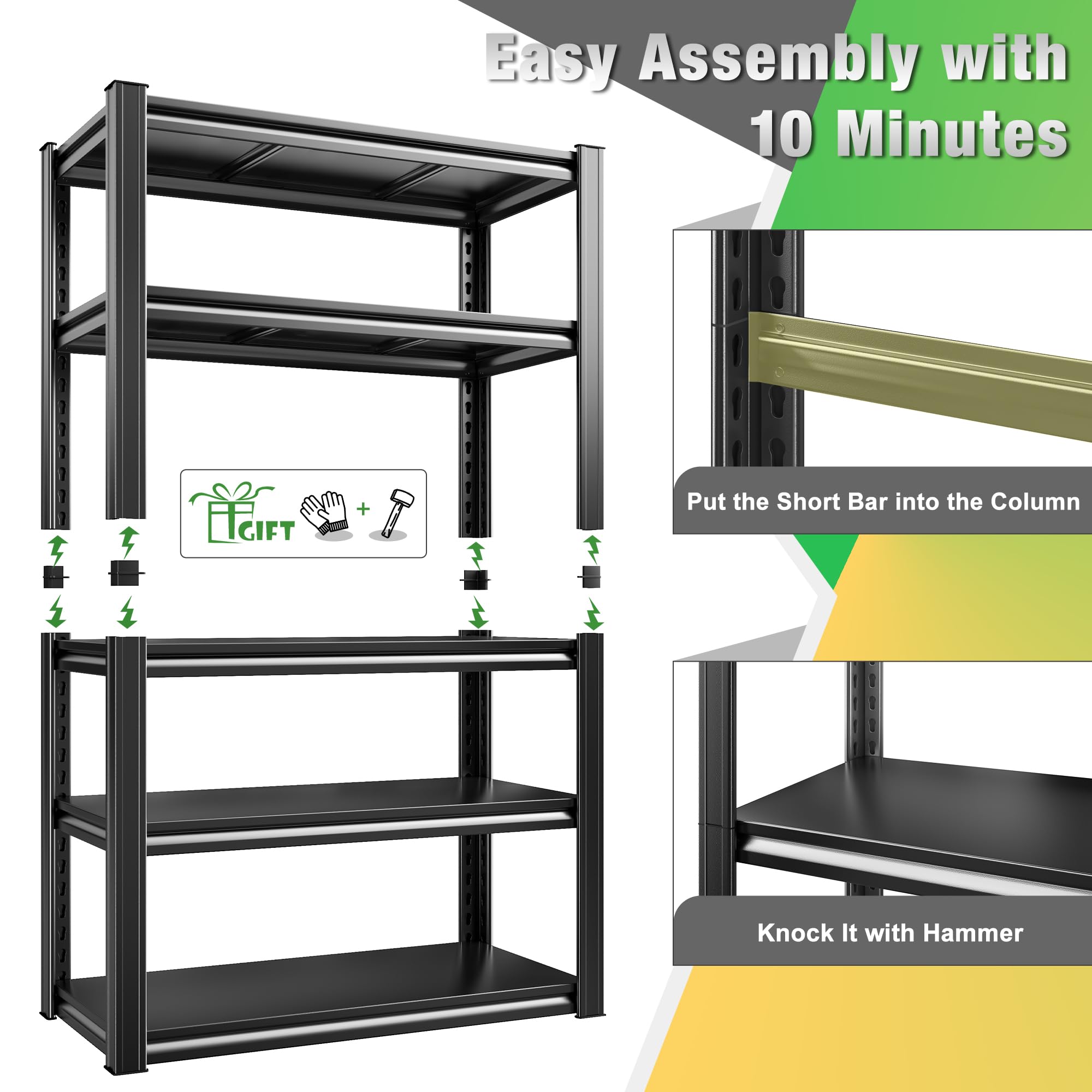 Storage Shelves Garage Shelving Heavy Duty