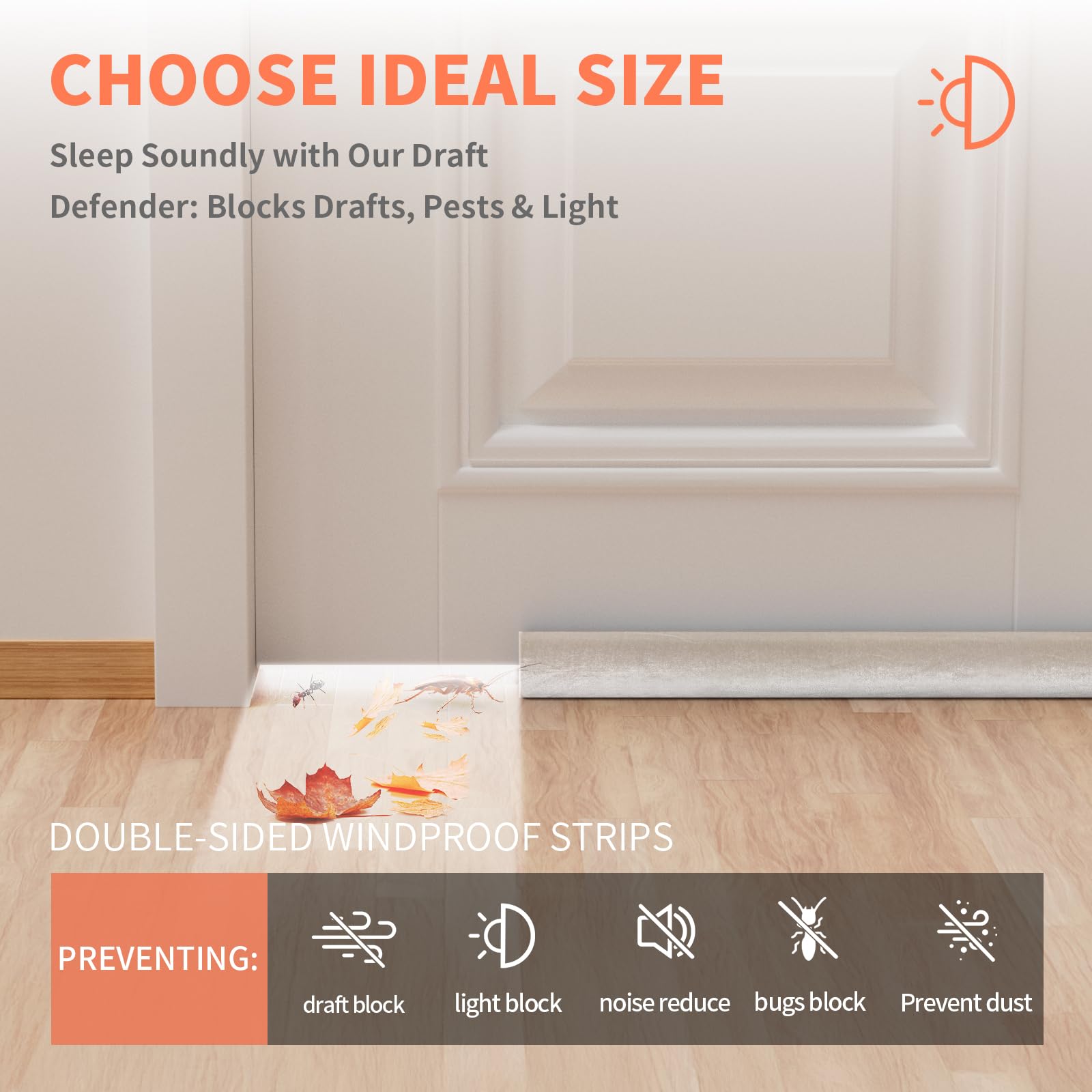 Under Door Draft Stopper