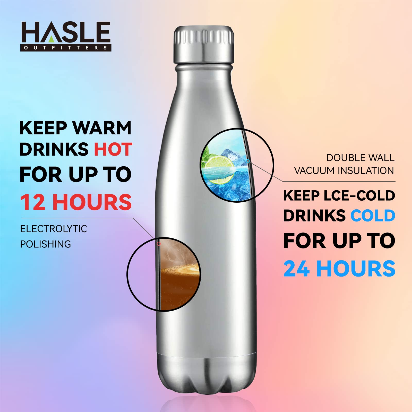 17oz Stainless Steel Water Bottles Bulk