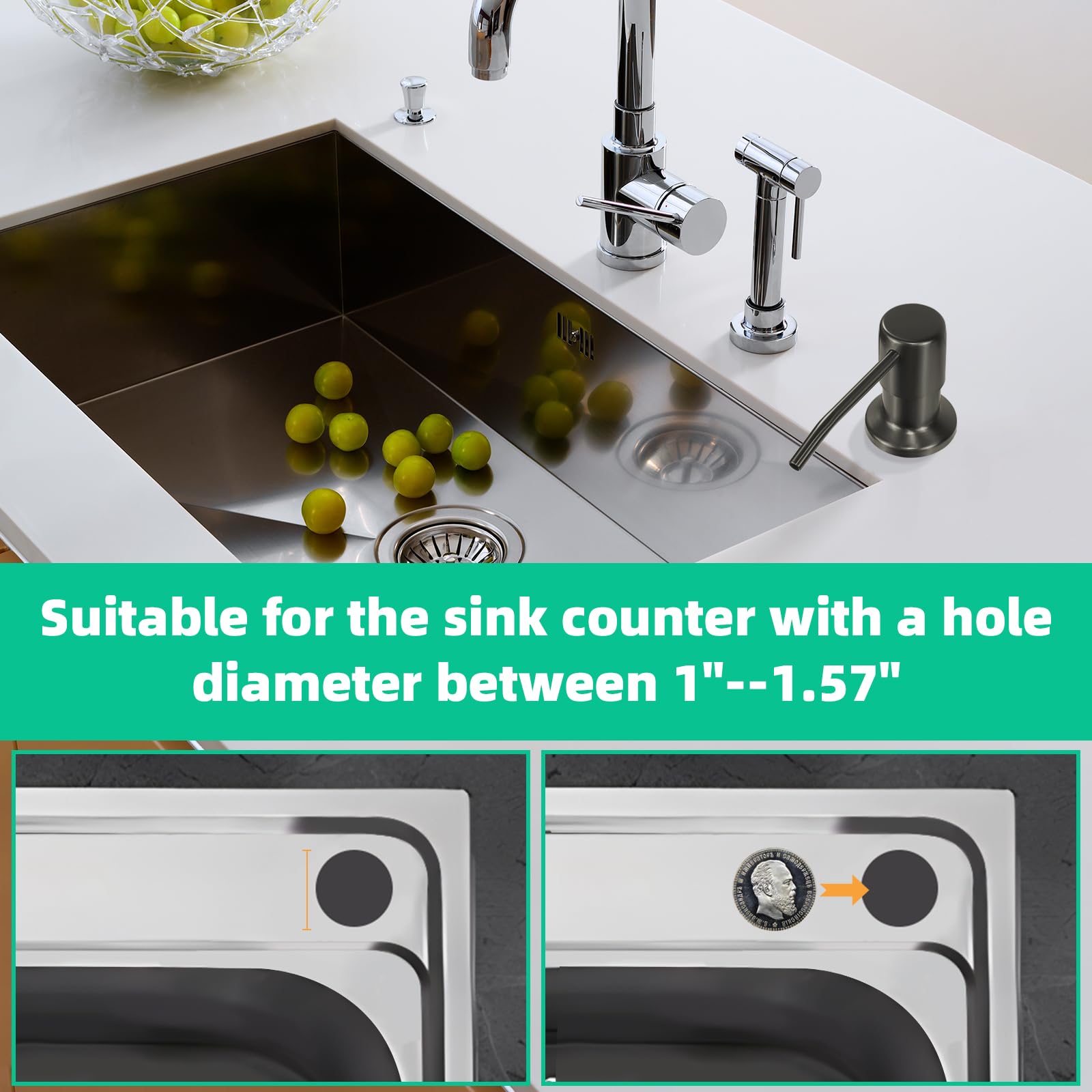 Soap Dispenser for Kitchen Sink